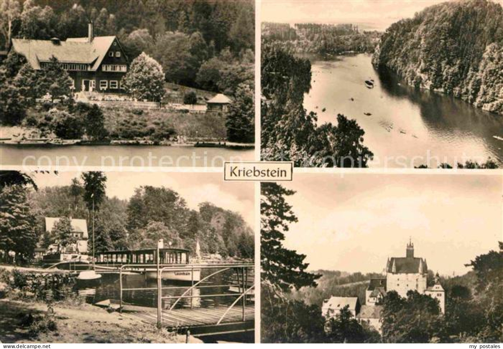 72730335 Kriebstein Schloss Partie Am Fluss Kriebstein - Autres & Non Classés