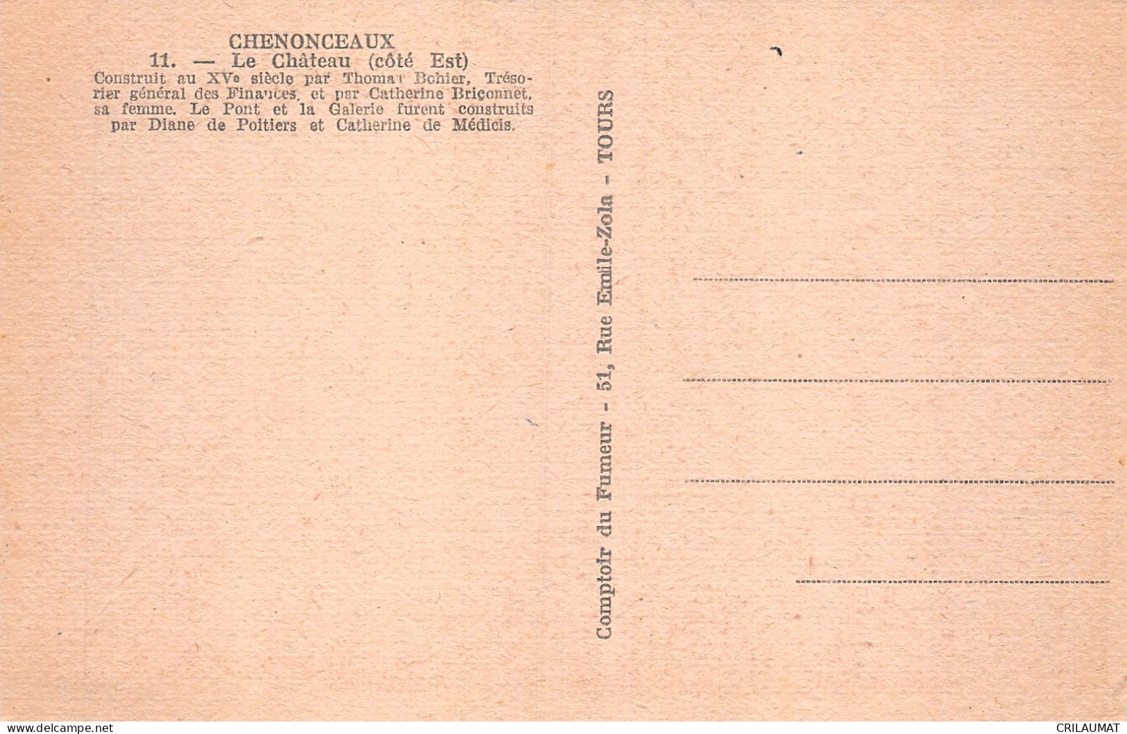 37-CHENONCEAUX-N°5139-D/0017 - Chenonceaux