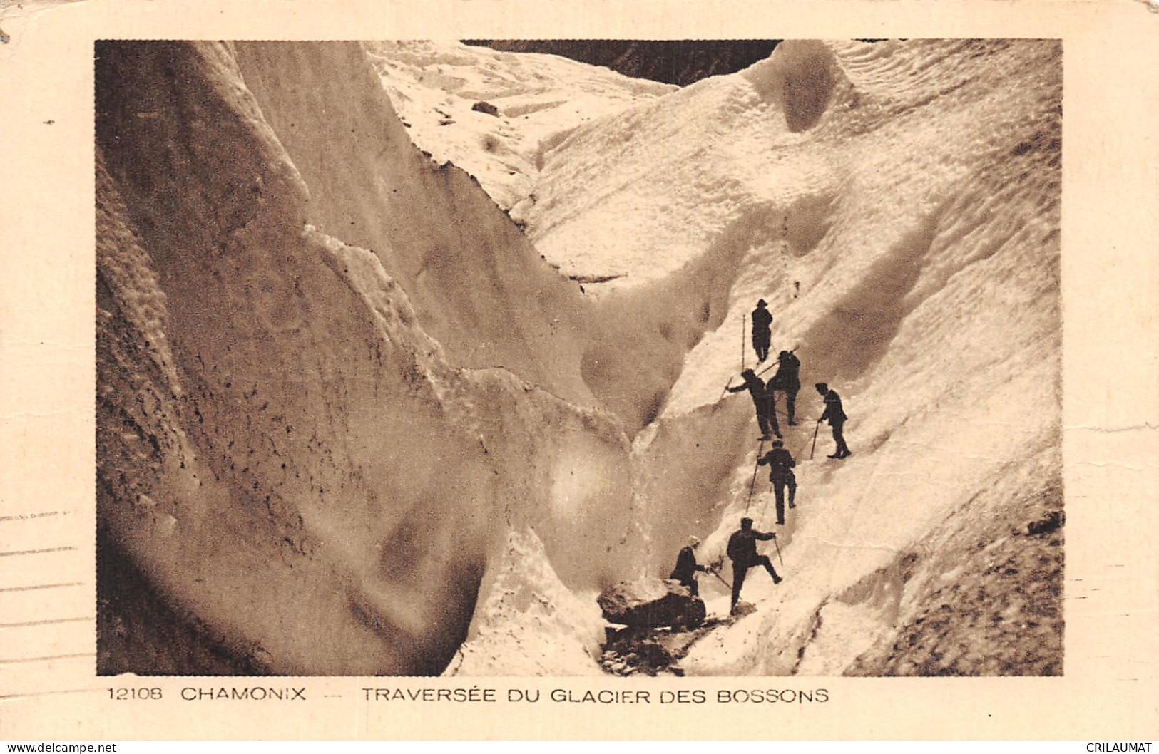 74-CHAMONIX GLACIER DES BOSSONS-N°5139-C/0319 - Chamonix-Mont-Blanc