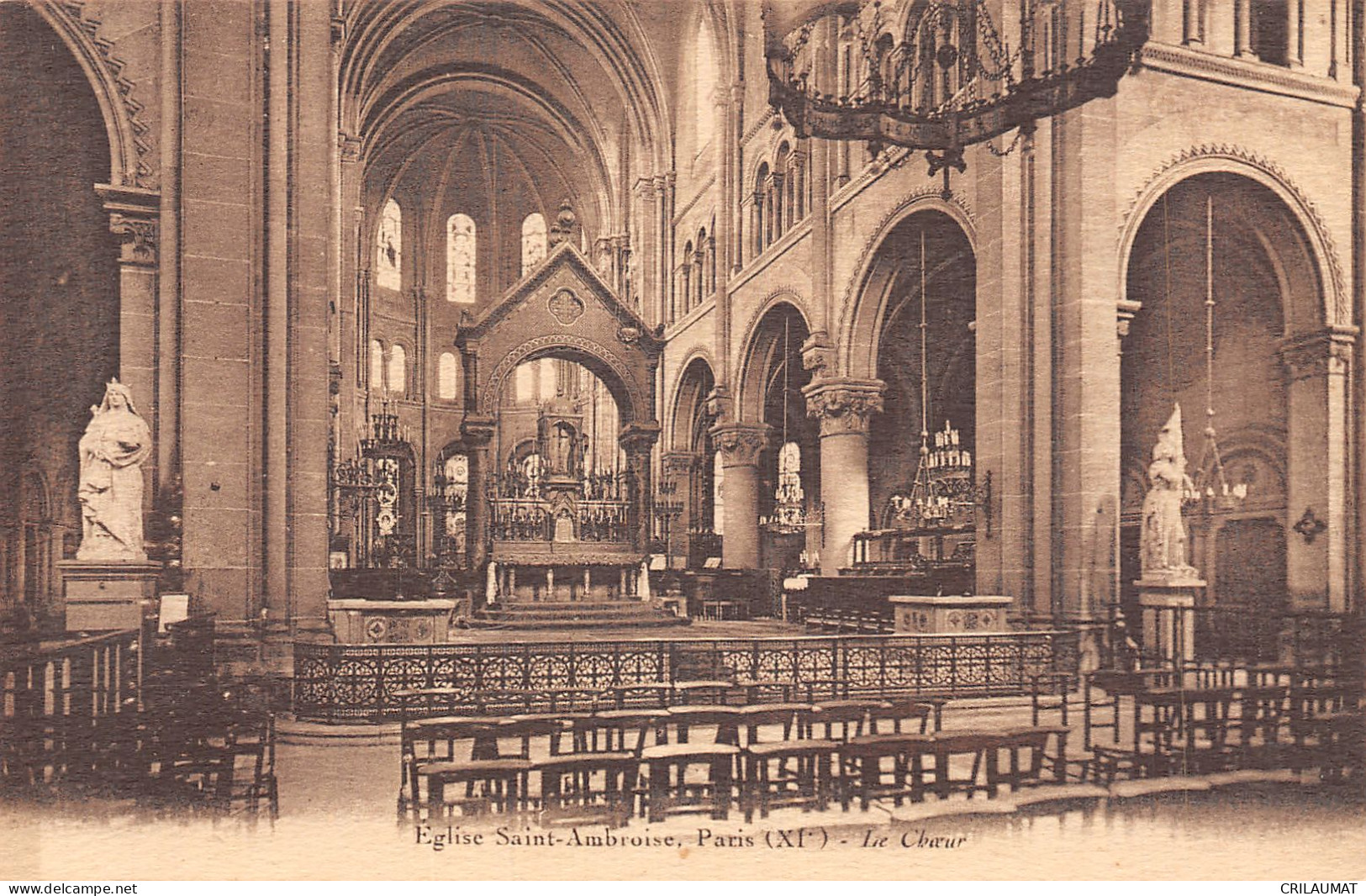 75-PARIS EGLISE SAINT AMBROISE-N°5139-C/0323 - Kirchen