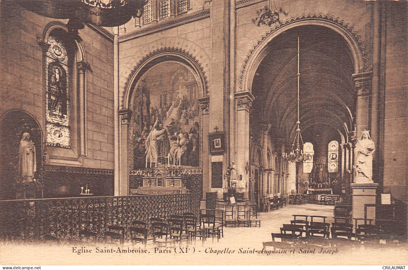 75-PARIS EGLISE SAINT AMBROISE-N°5139-C/0325 - Eglises