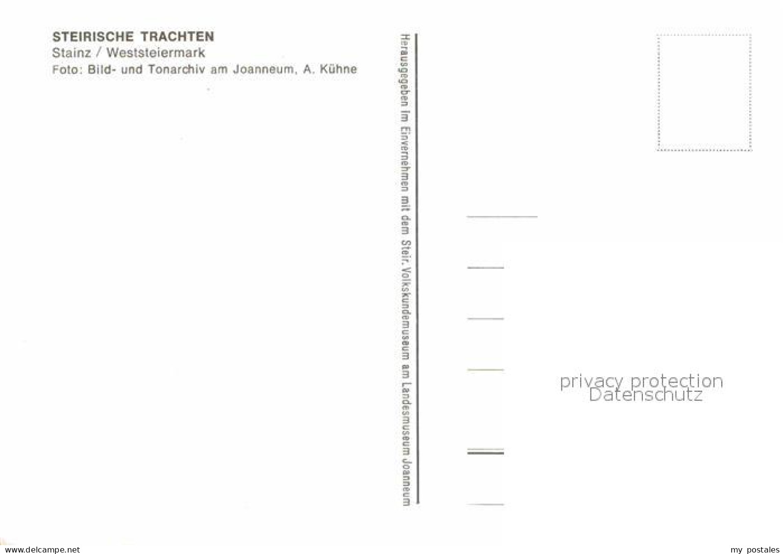 72729874 Steiermark Trachtentraeger Steiermark - Autres & Non Classés