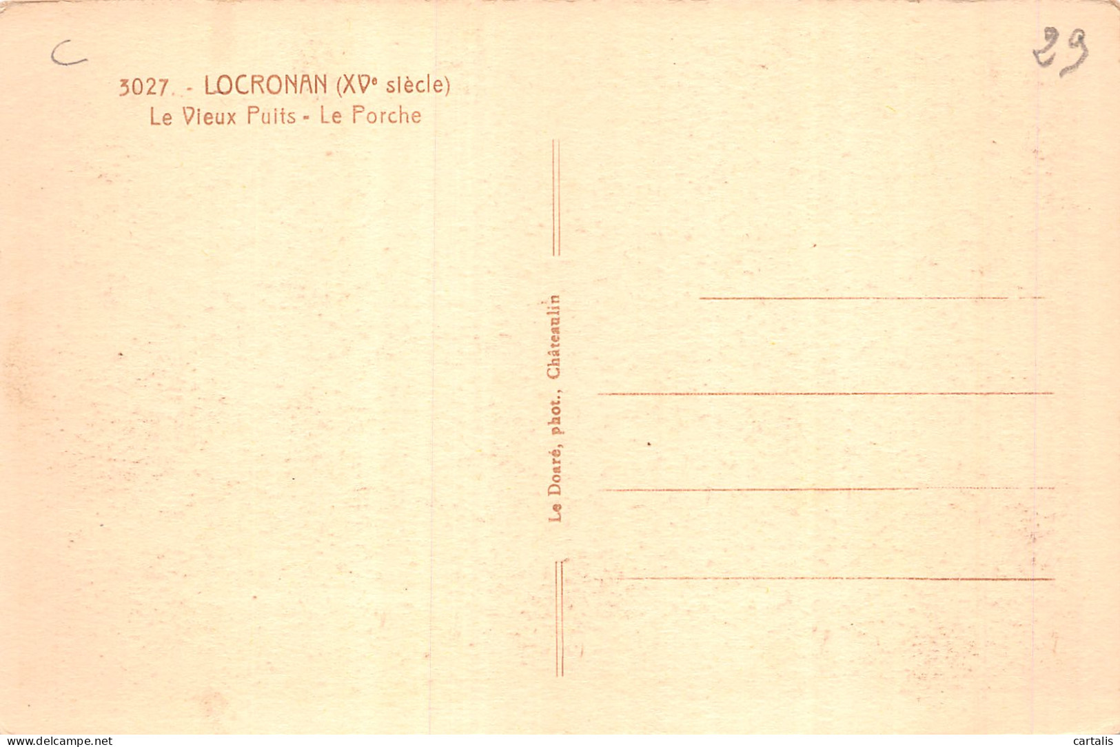 29-LOCRONAN-N°4191-H/0135 - Locronan