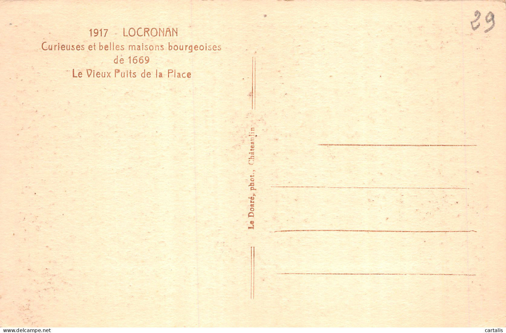 29-LOCRONAN-N°4191-H/0129 - Locronan