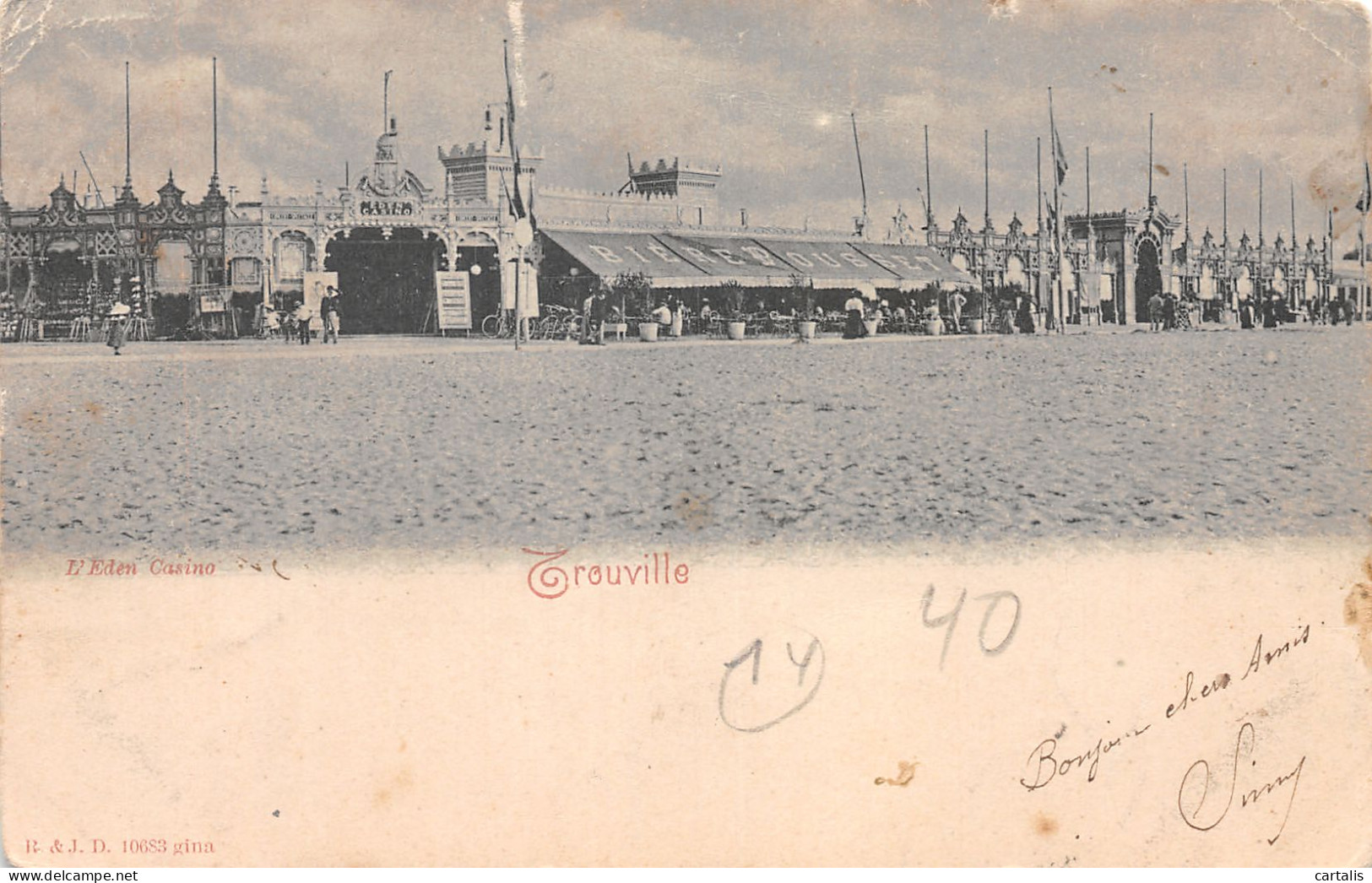 14-TROUVILLE-N°4191-F/0337 - Trouville