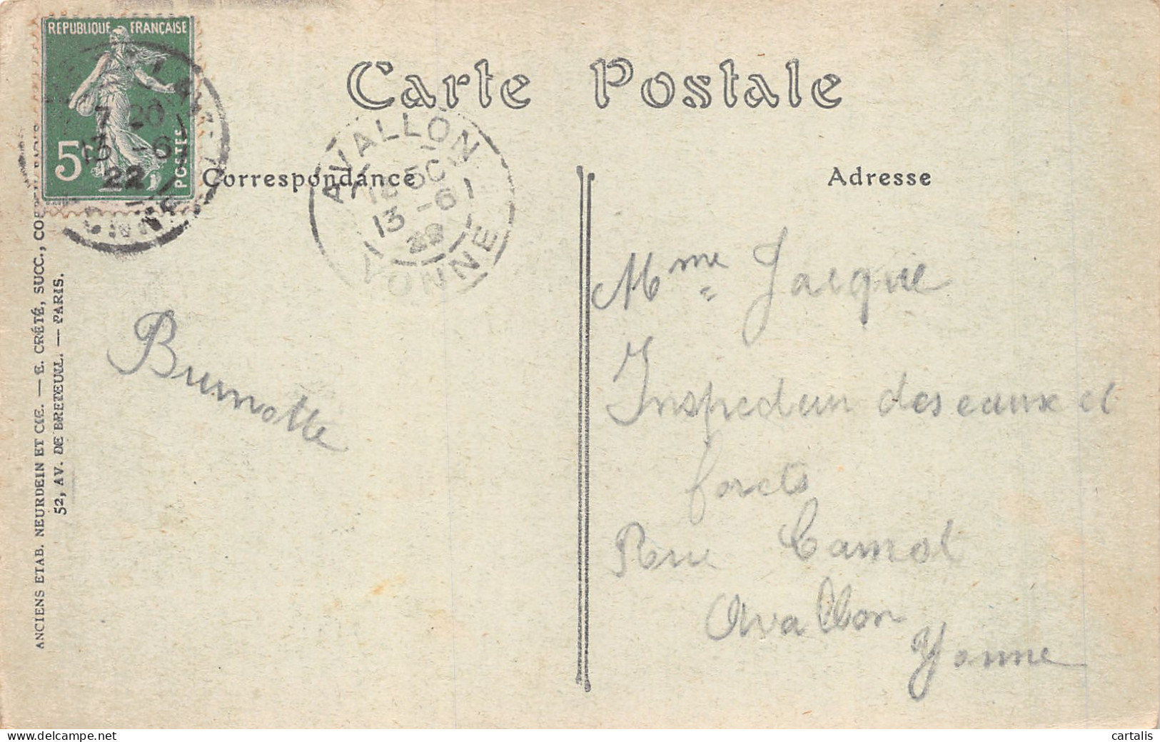 89-SAINT PERE SOUS VEZELAY-N°4191-F/0251 - Autres & Non Classés