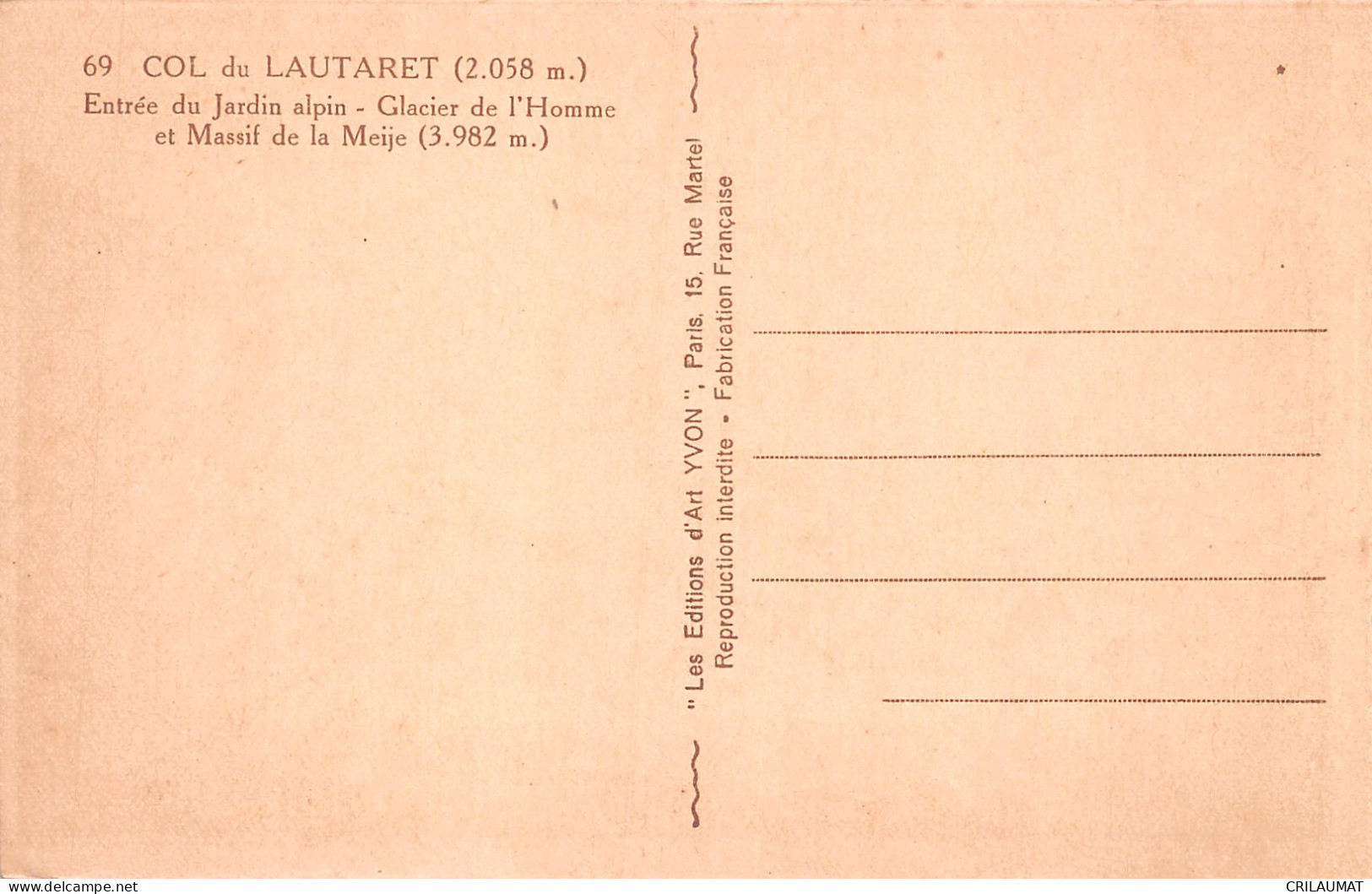 05-COL DU LAUTARET-N°5139-H/0171 - Autres & Non Classés