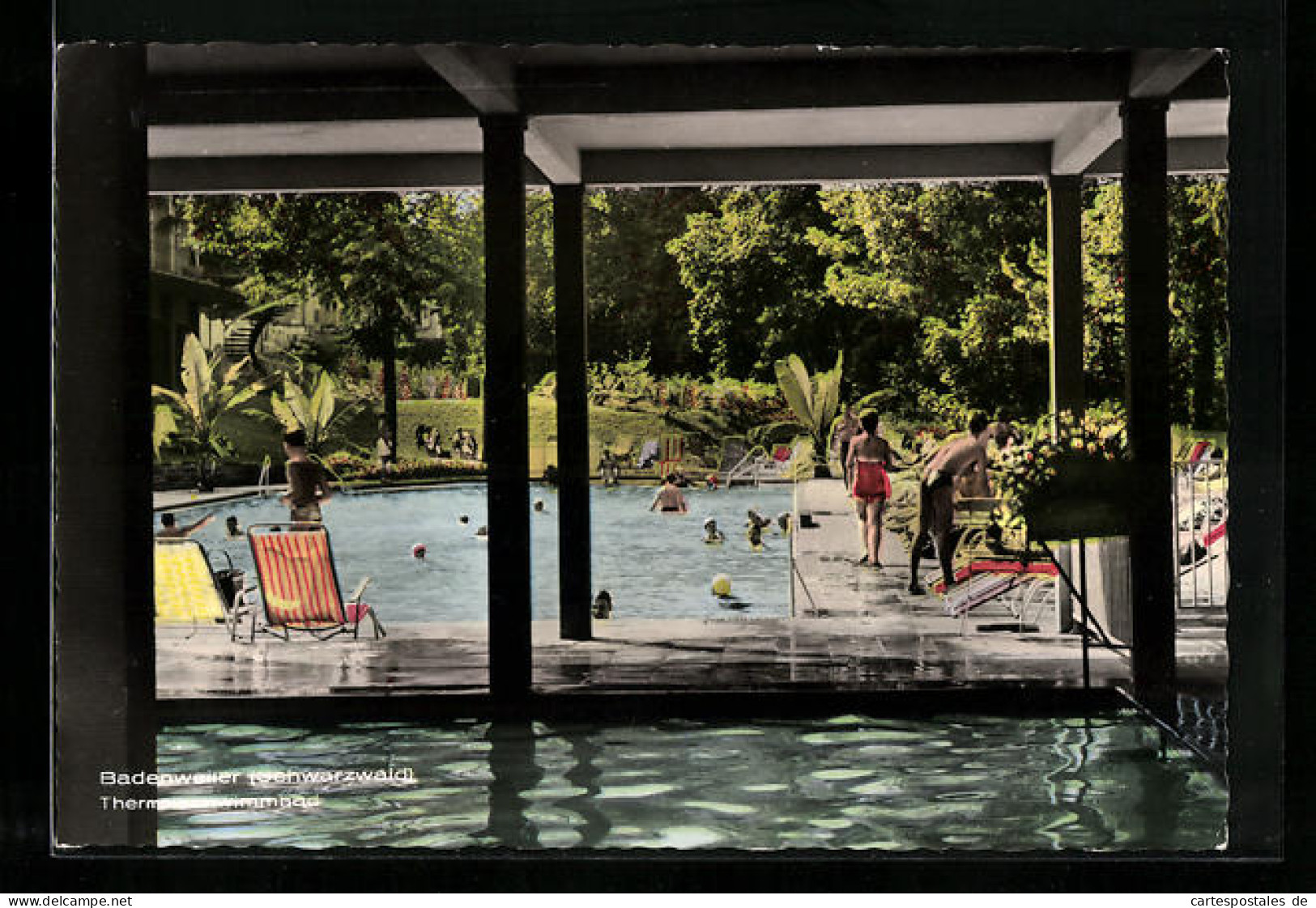 AK Badenweiler /Schwarzwald, Thermalschwimmbad, Hallen- Und Freibad  - Schwaebisch Hall