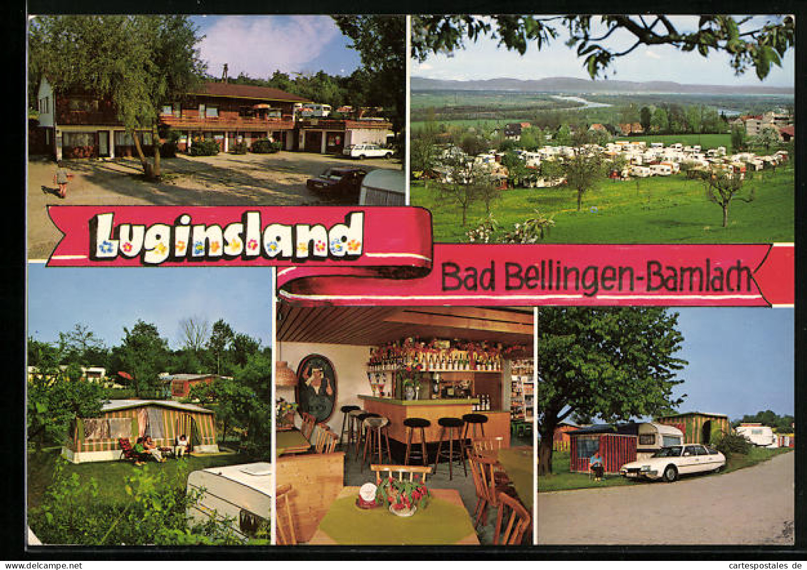AK Bad Bellingen-Bamlach, Gasthaus Luginsland  - Bad Bellingen