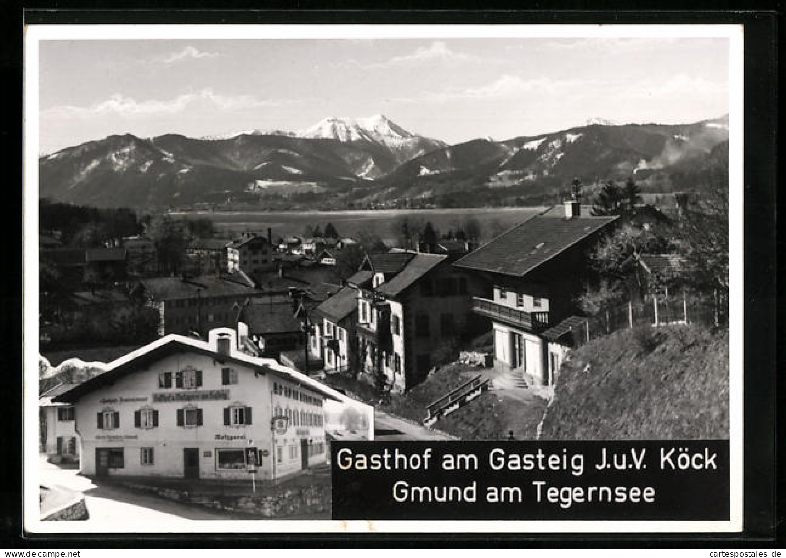 AK Gmund Am Tegernsee, Gasthof Am Gasteig J.u.V. Köck  - Tegernsee