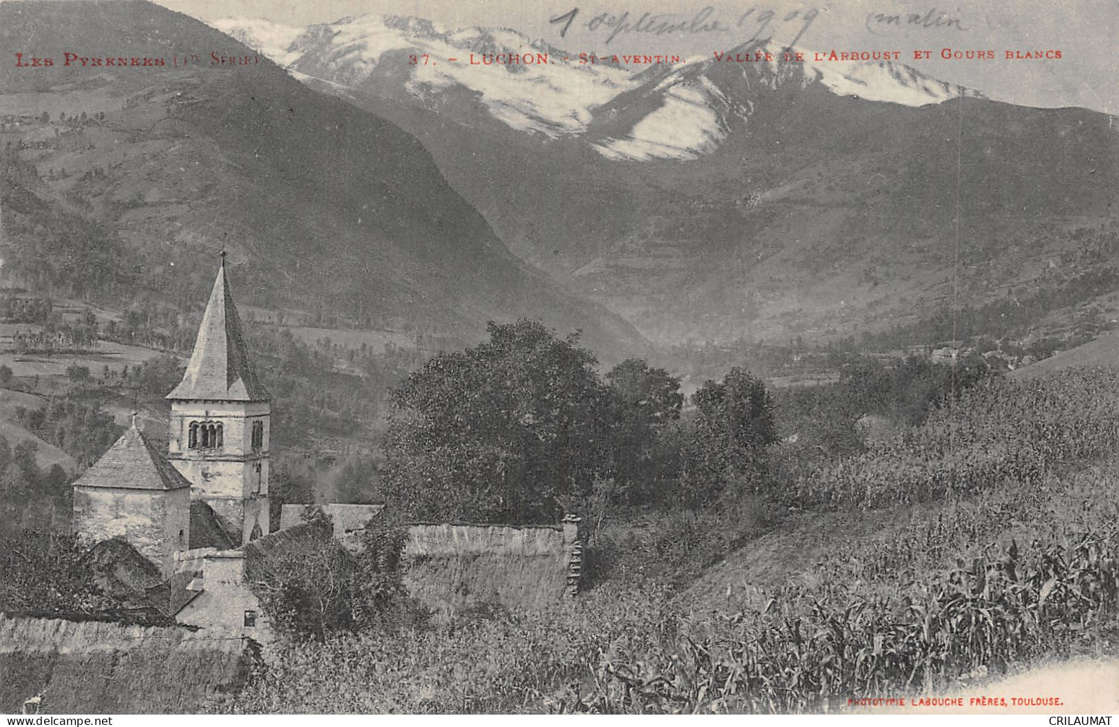 31-LUCHON SAINT AVENTIN-N°5139-F/0341 - Luchon