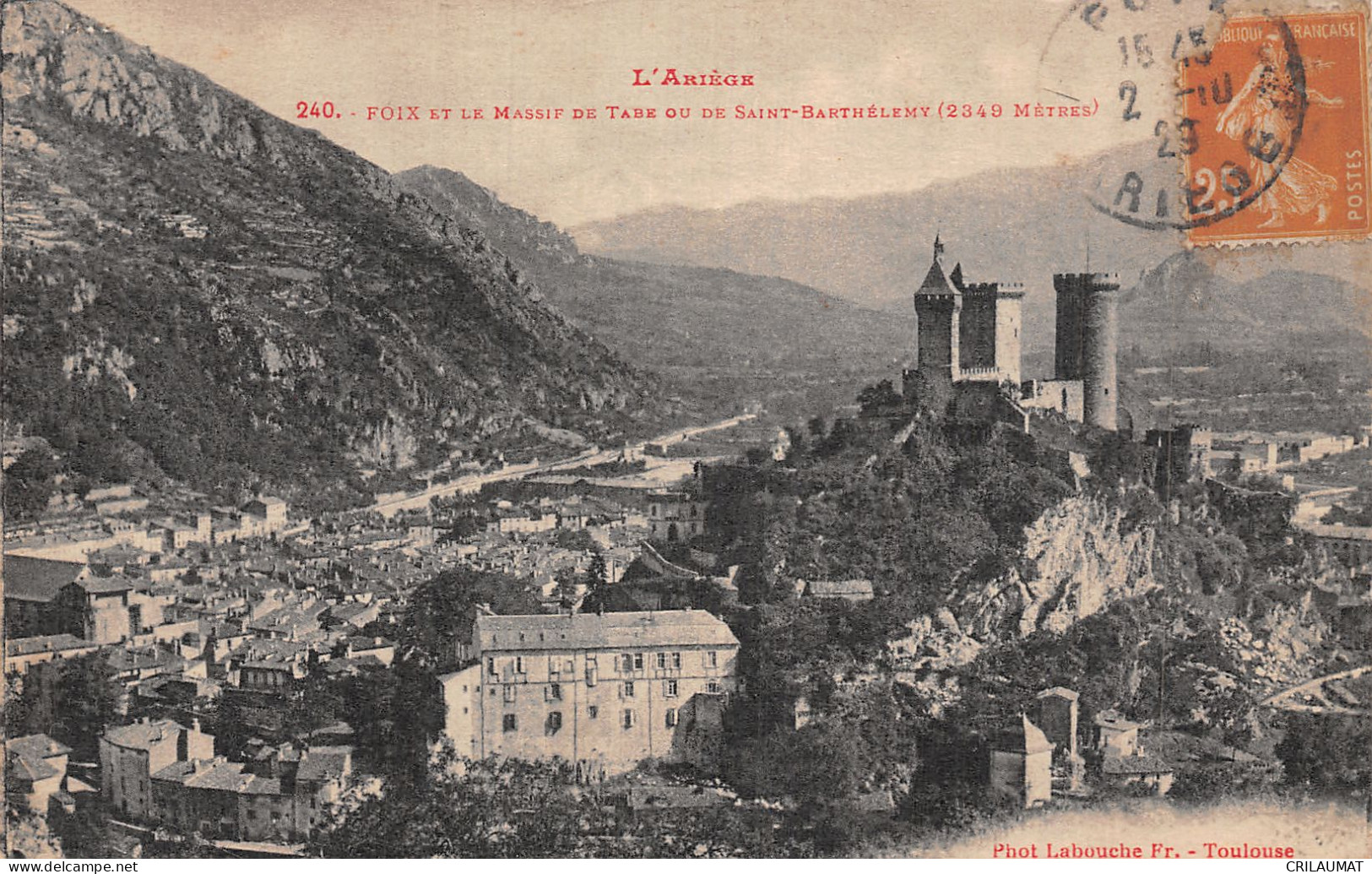 09-FOIX ET LE MASSIF DE TABE-N°5139-F/0299 - Foix