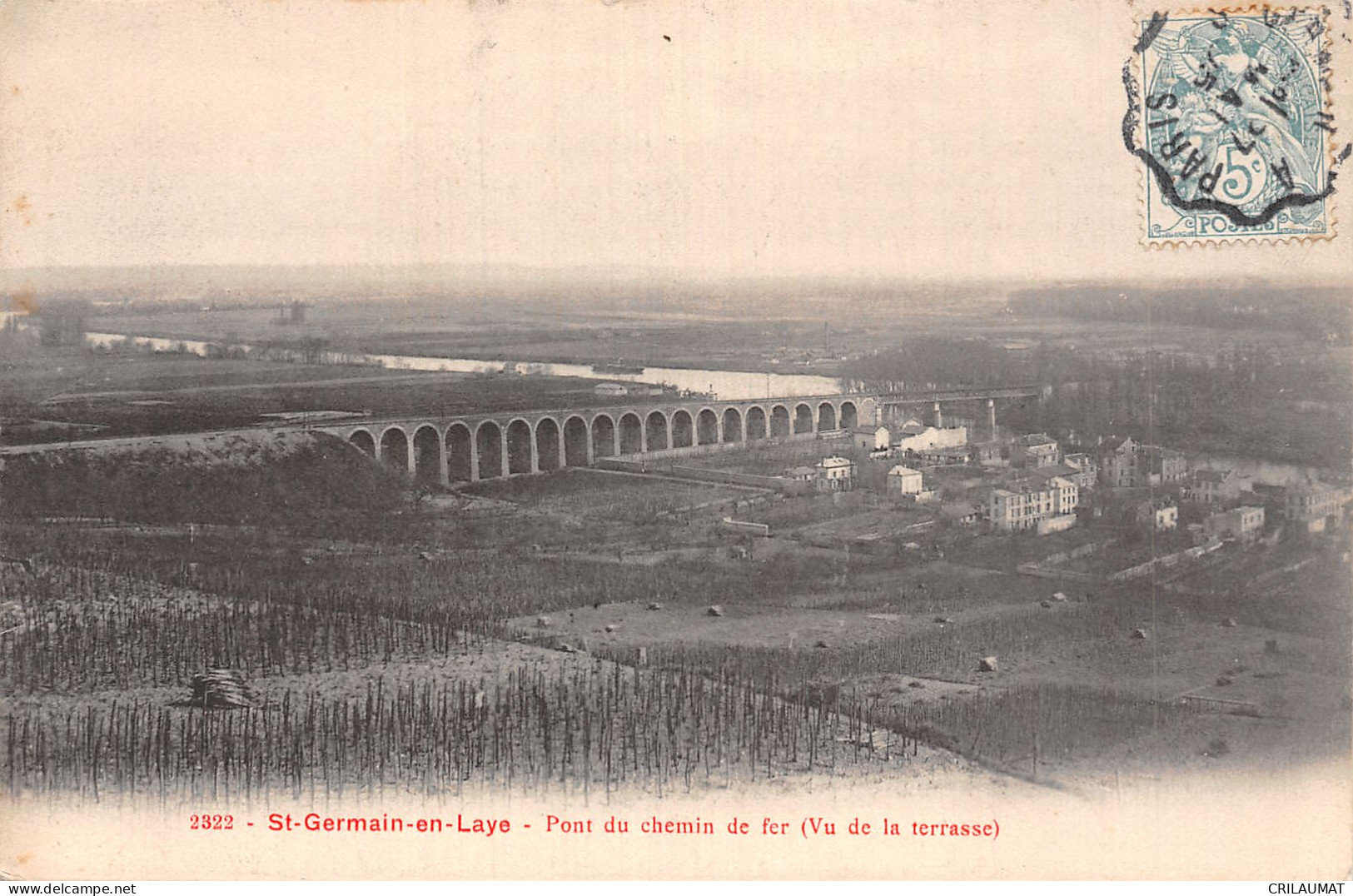 78-SAINT GERMAIN EN LAYE PONT DU CHEMIN DE FER-N°5139-F/0295 - St. Germain En Laye