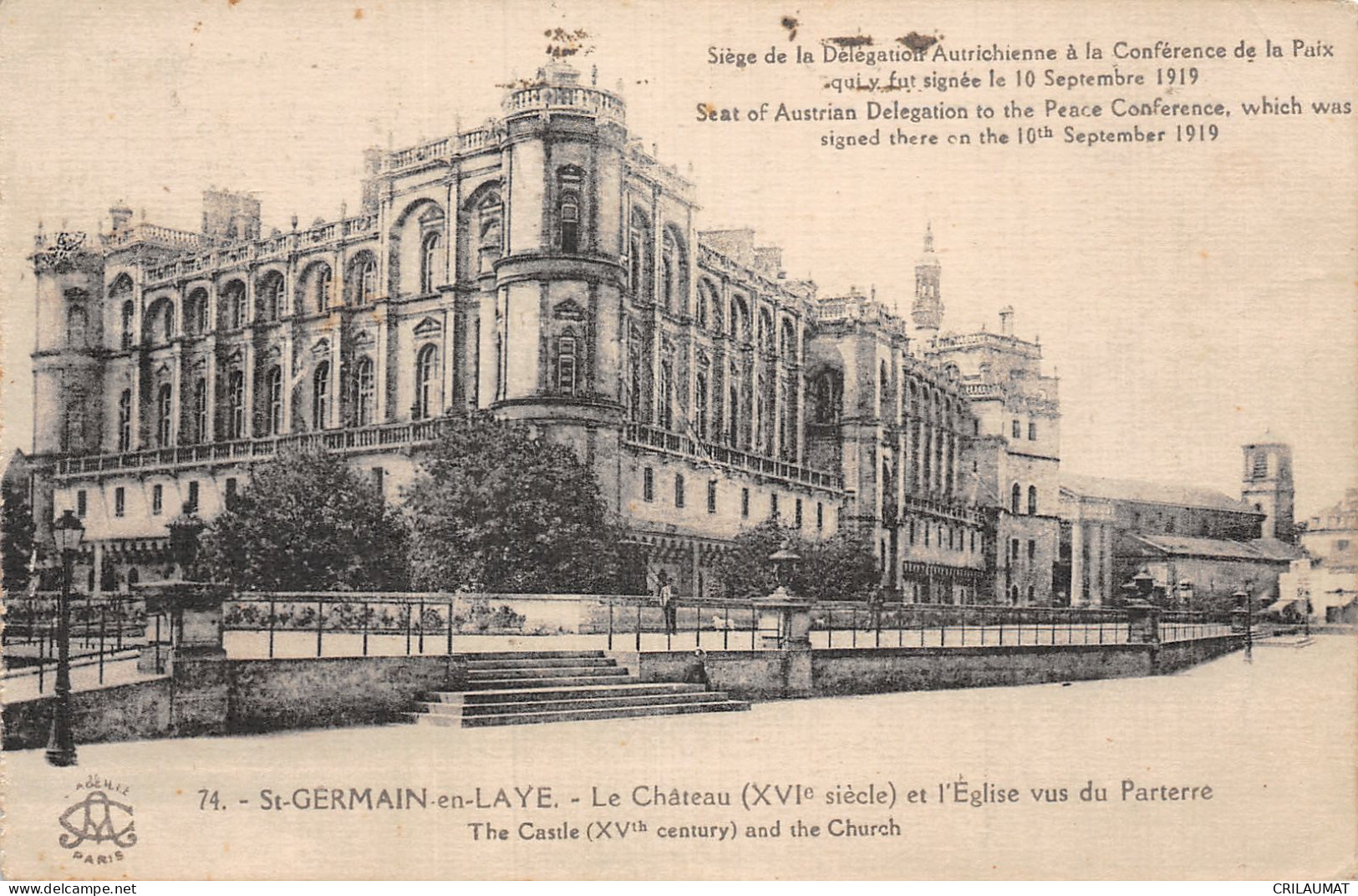 78-SAINT GERMAIN EN LAYE-N°5139-F/0267 - St. Germain En Laye