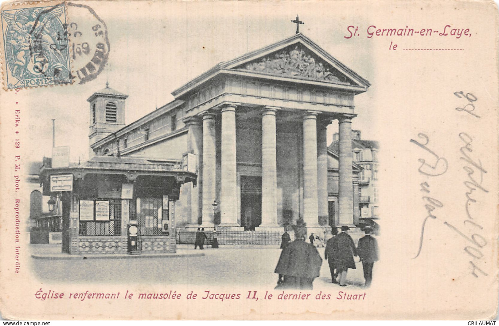 78-SAINT GERMAIN EN LAYE MAUSOLEE DE JACQUES II-N°5139-F/0249 - St. Germain En Laye