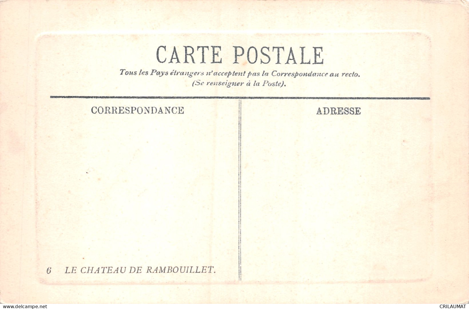 78-RAMBOUILLET LE PARC LE CHÂTEAU-N°5139-F/0239 - Rambouillet (Castillo)