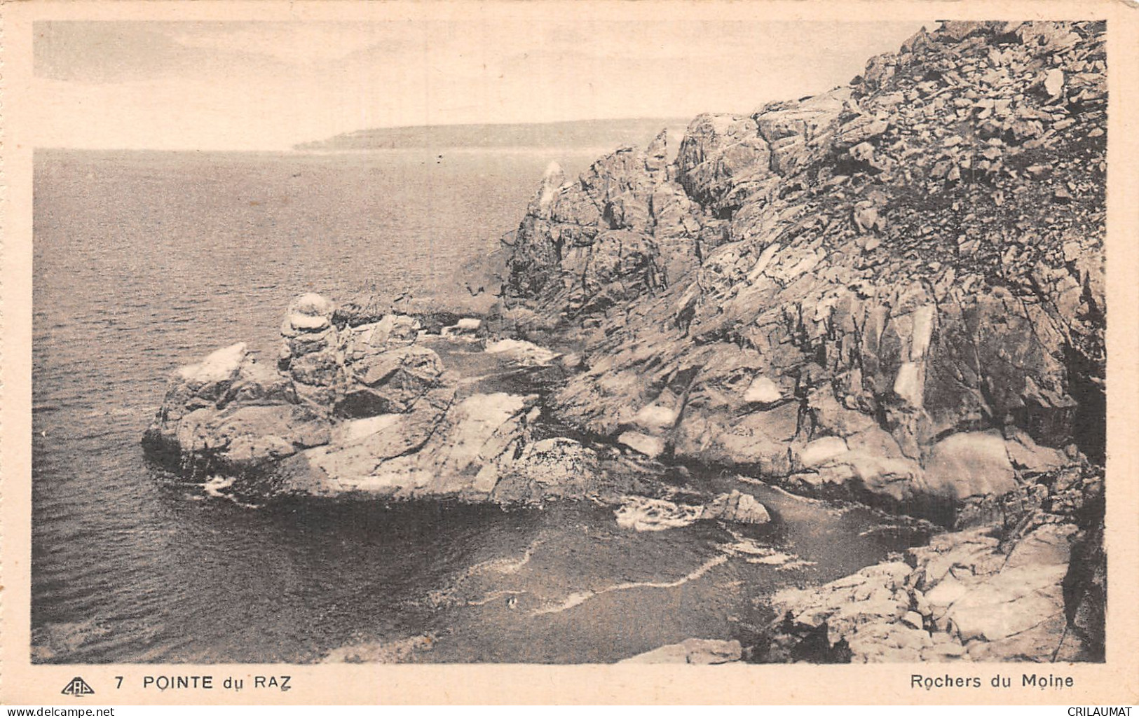 29-POINTE DU RAZ ROCHERS DU MOINE-N°5139-F/0217 - Altri & Non Classificati