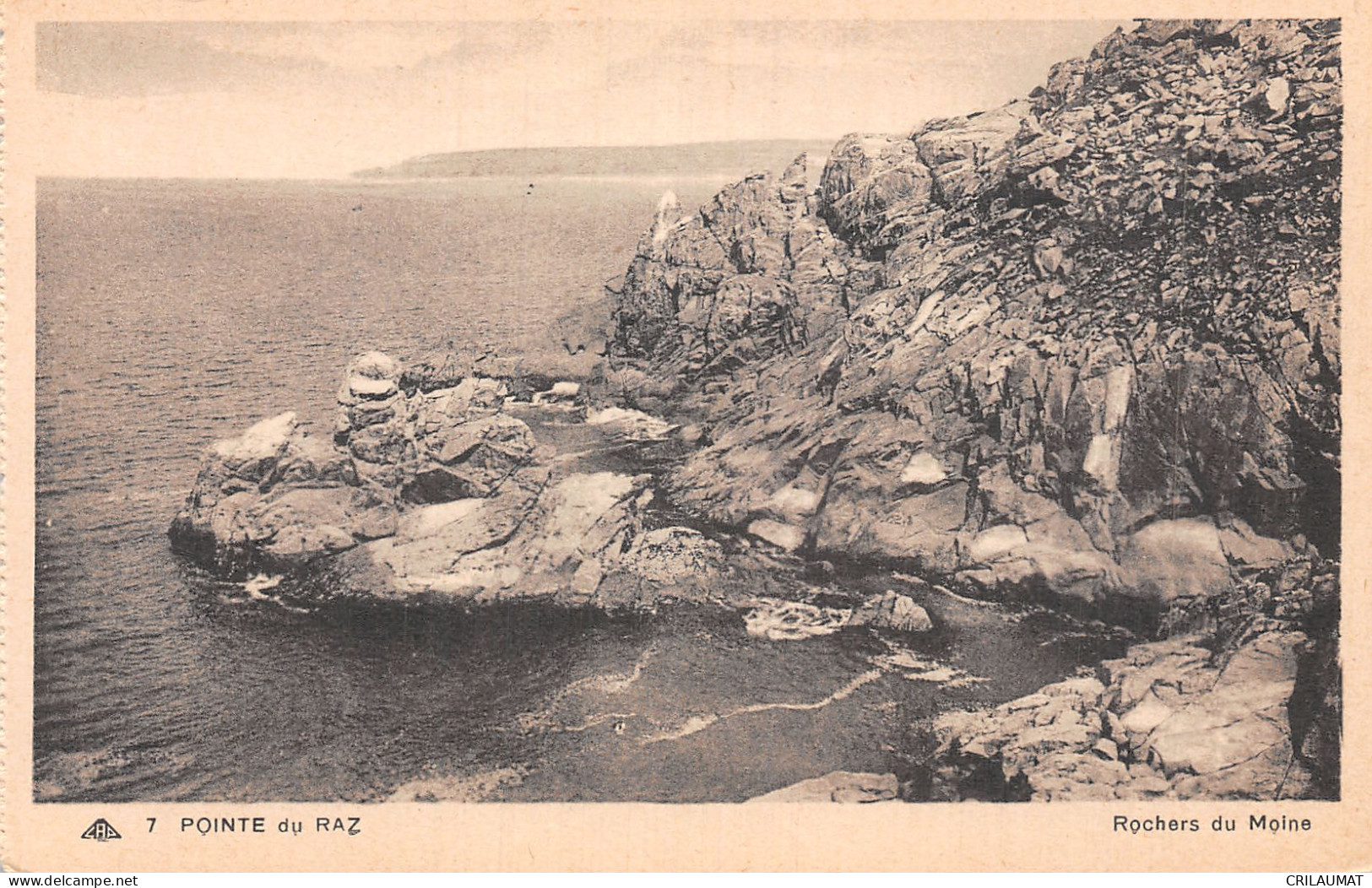 29-POINTE DU RAZ ROCHERS DU MOINE-N°5139-F/0179 - Altri & Non Classificati