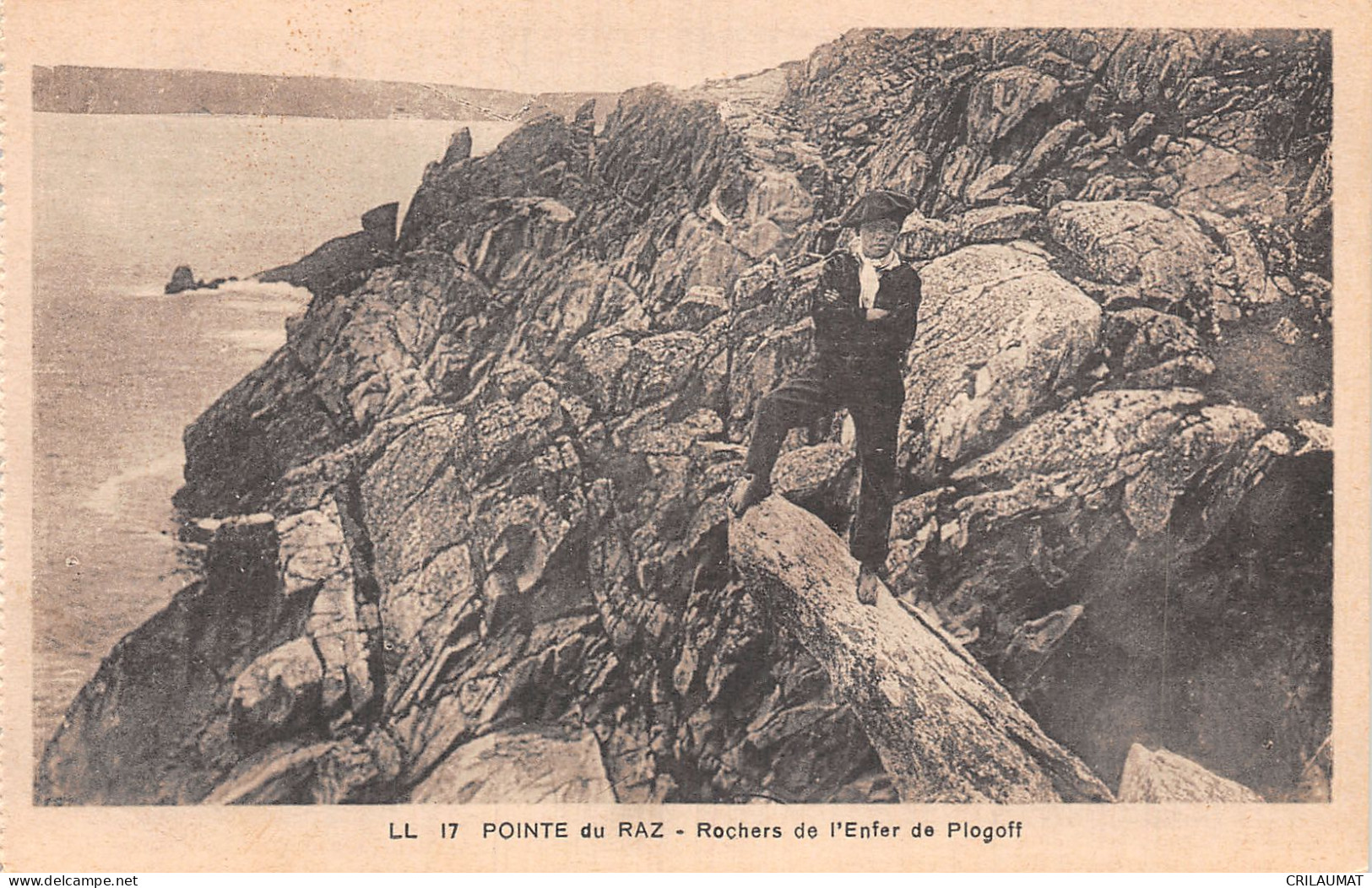 29-POINTE DU RAZ ROCHERS DE L ENFER DE PLOGOFF-N°5139-F/0181 - Altri & Non Classificati