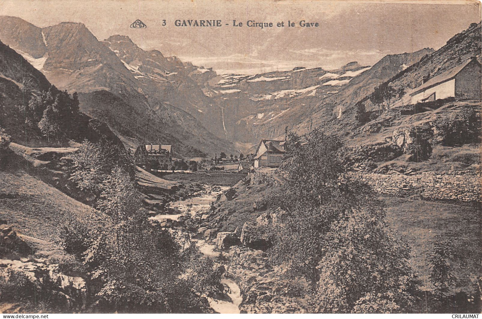 65-GAVARNIE LE CIRQUE ET LE GAVE-N°5139-F/0165 - Gavarnie