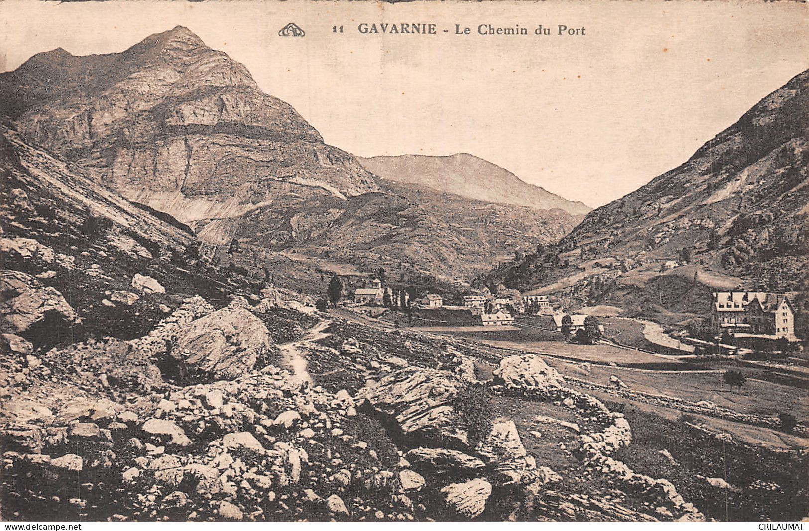 65-GAVARNIE LE CHEMIN DU PORT-N°5139-F/0167 - Gavarnie