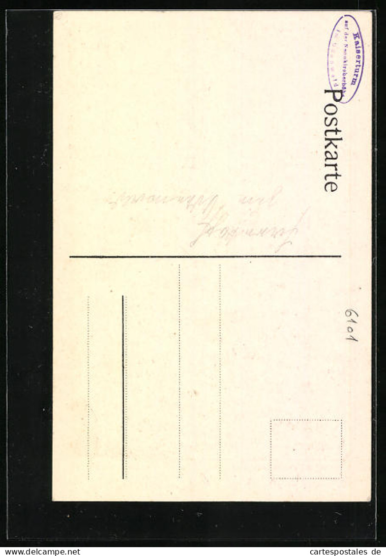 Künstler-AK Neunkirchen, Kaiserturm Auf Der Neunkirchener Höhe  - Andere & Zonder Classificatie