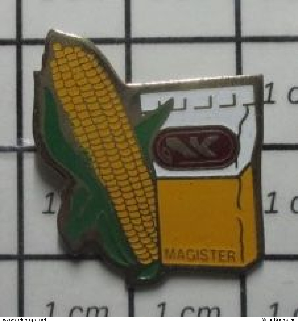 912B Pin's Pins / Beau Et Rare / ALIMENTATION / MAIS NK MAGISTER - Lebensmittel