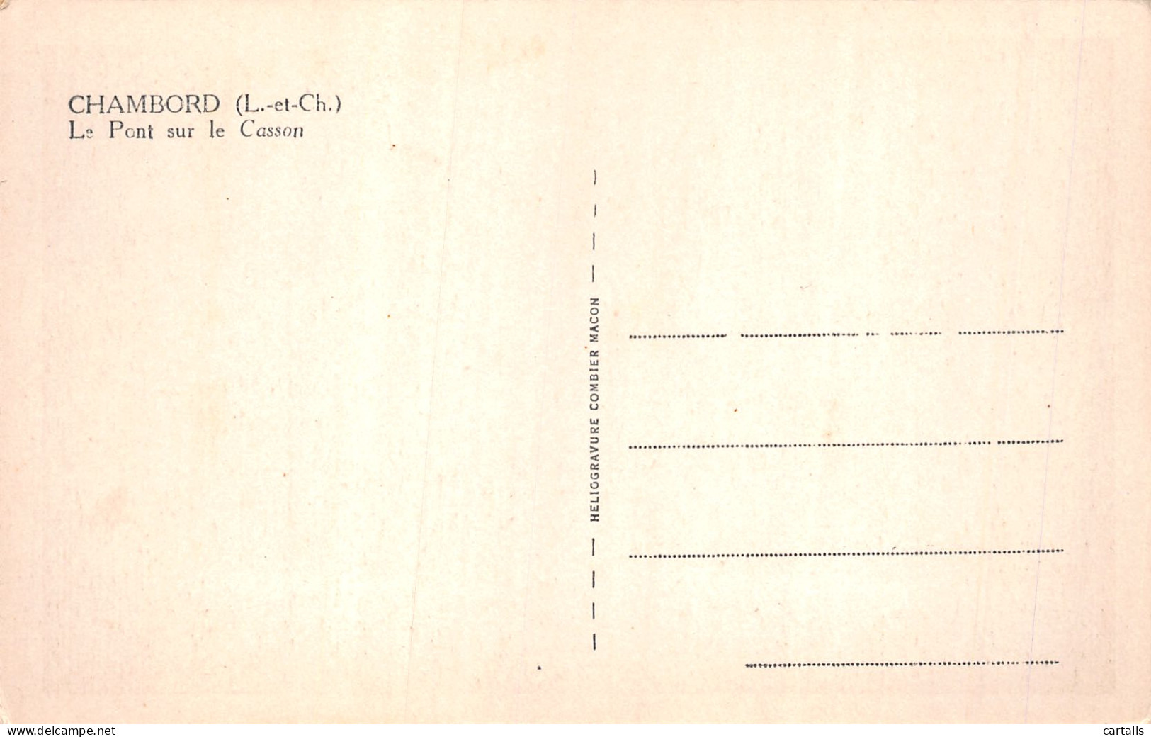 41-CHAMBORD-N°4192-B/0291 - Chambord