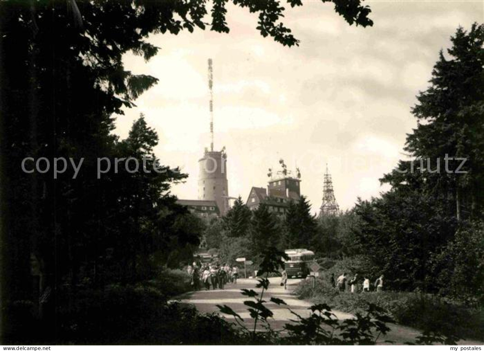 72729648 Grosser Inselsberg Berghotel Restaurant Sender Turm Brotterode - Andere & Zonder Classificatie