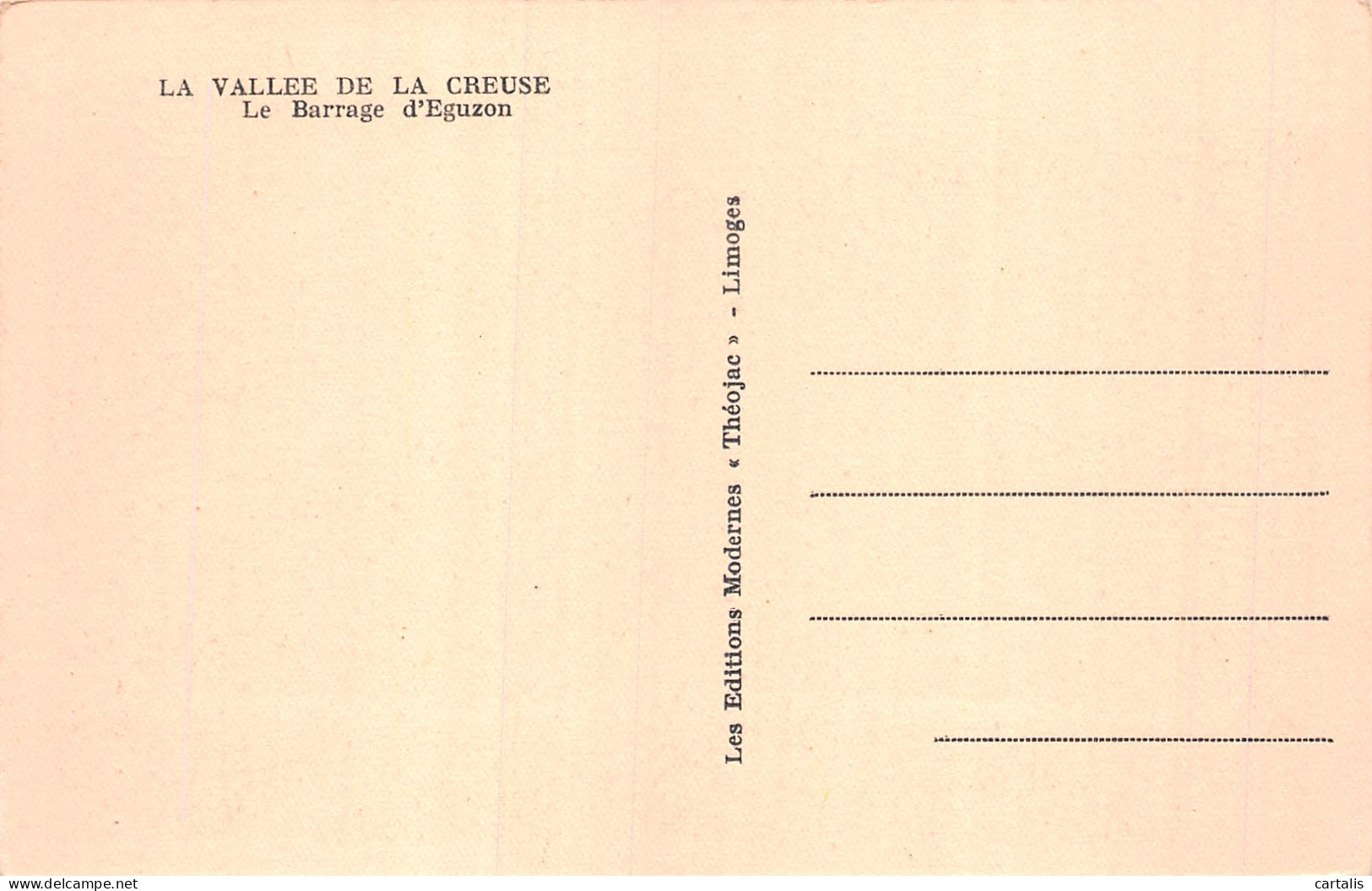 36-BARRAGE D EGUZON-N°4192-B/0239 - Other & Unclassified