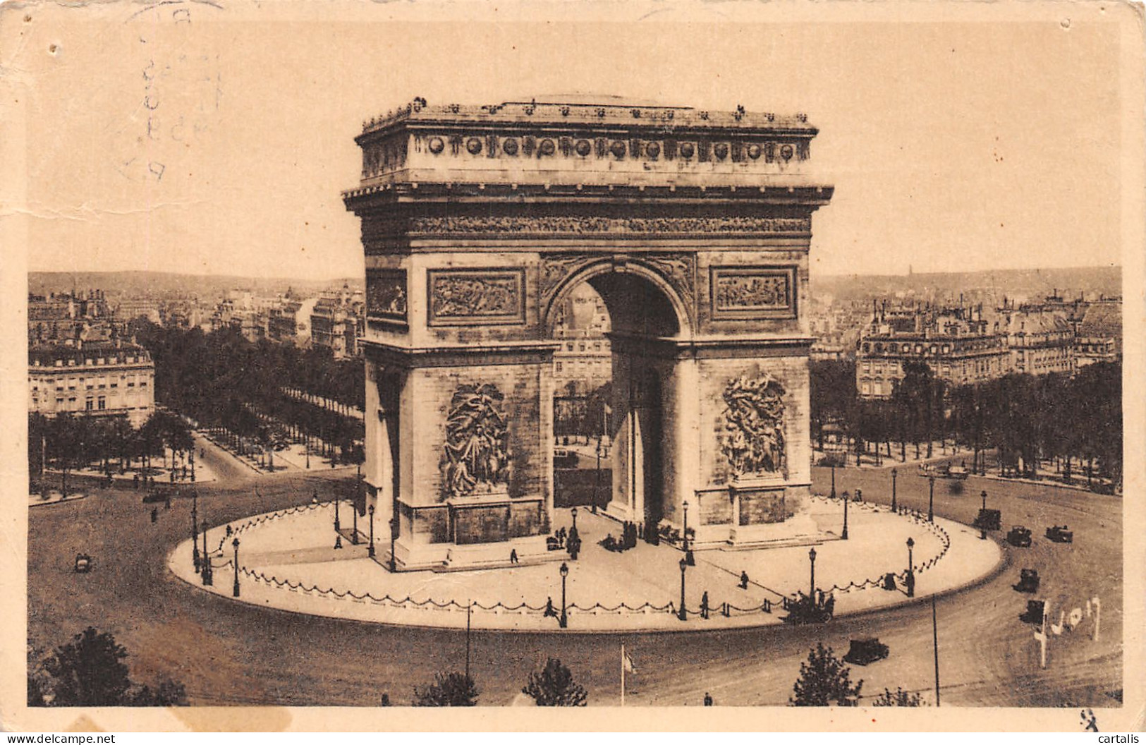 75-PARIS ARC DE TRIOMPHE-N°4192-A/0239 - Arc De Triomphe