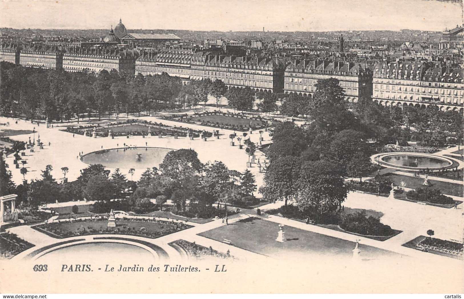 75-PARIS JARDIN DES TUILERIES-N°4192-A/0231 - Parks, Gardens