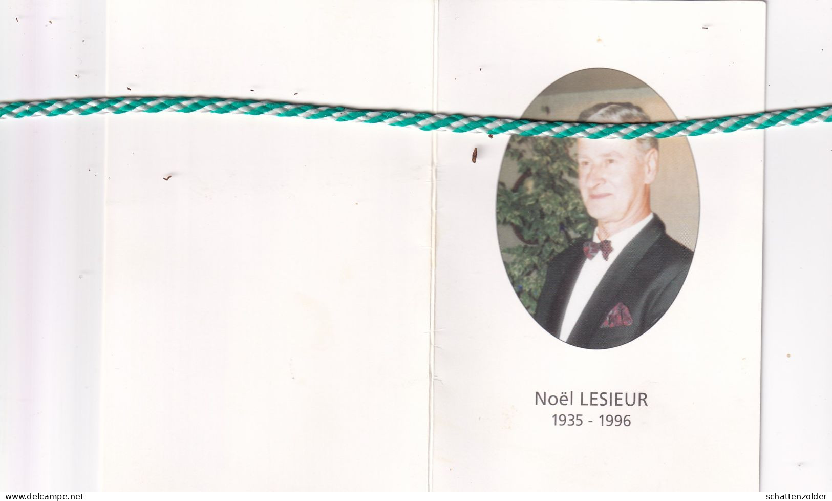Noël Lesieur-Lattré, Lendelede 1935, Izegem 1996. Foto - Décès