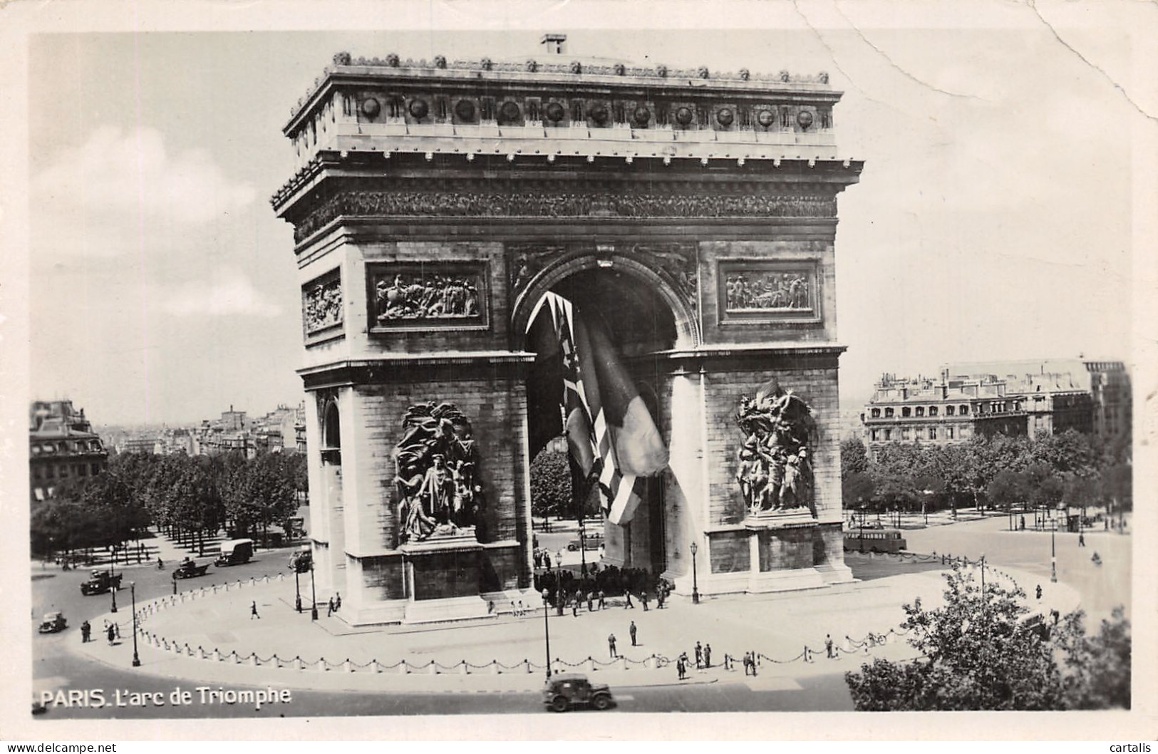 75-PARIS ARC DE TRIOMPHE-N°4192-A/0011 - Arc De Triomphe