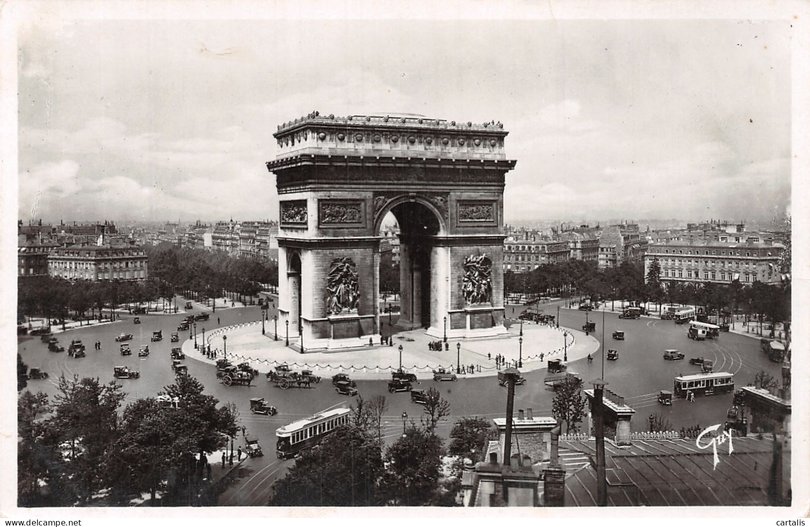75-PARIS ARC DE TRIOMPHE-N°4191-H/0383 - Arc De Triomphe