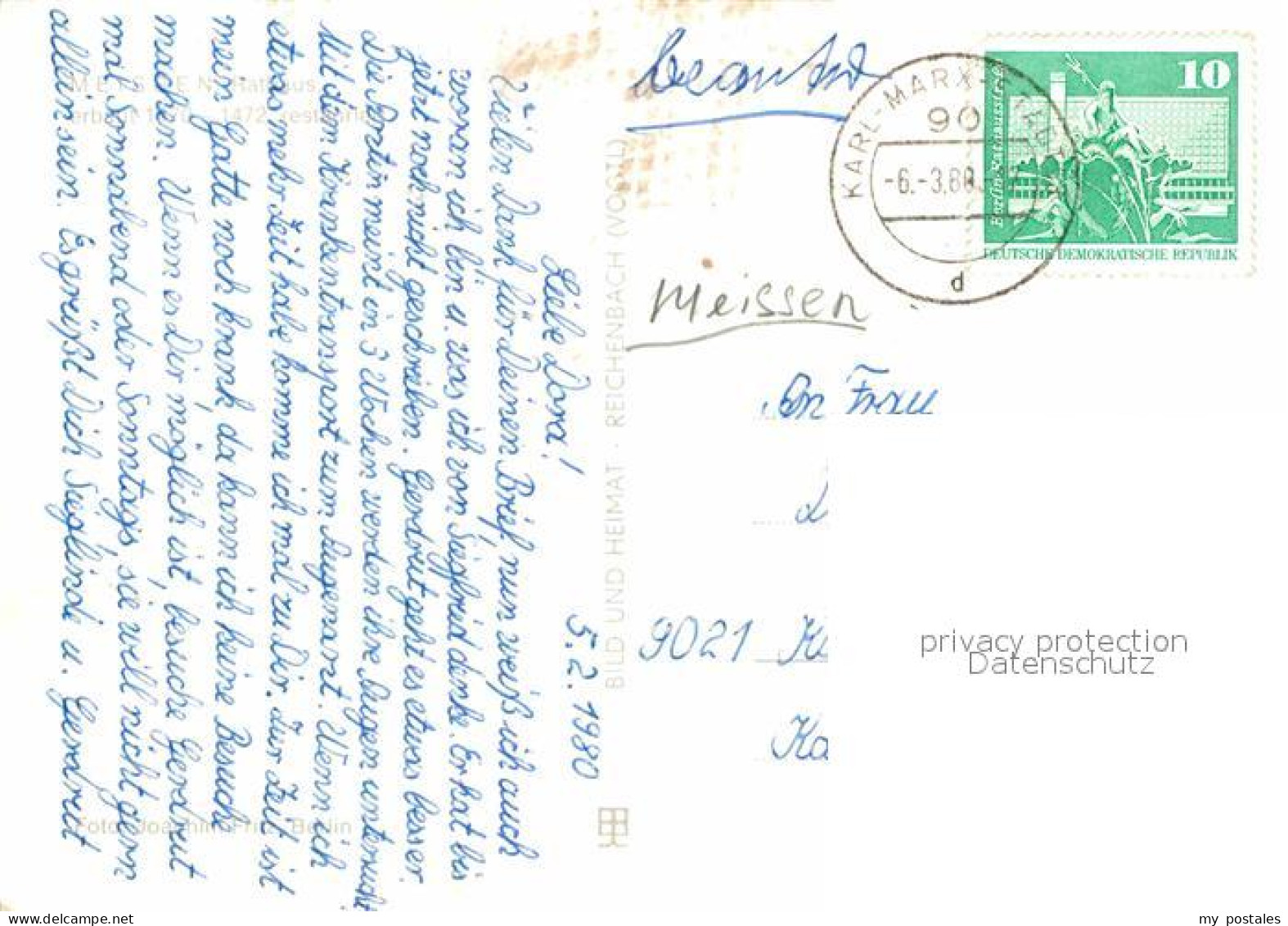 72729564 Meissen Elbe Sachsen Rathaus 15. Jhdt. Historisches Gebaeude Meissen - Meissen