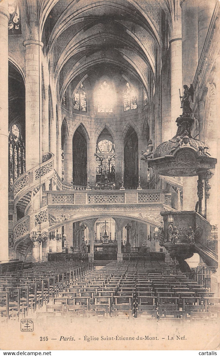 75-PARIS EGLISE SAINT ETIENNE DU MONT-N°4191-H/0331 - Kirchen