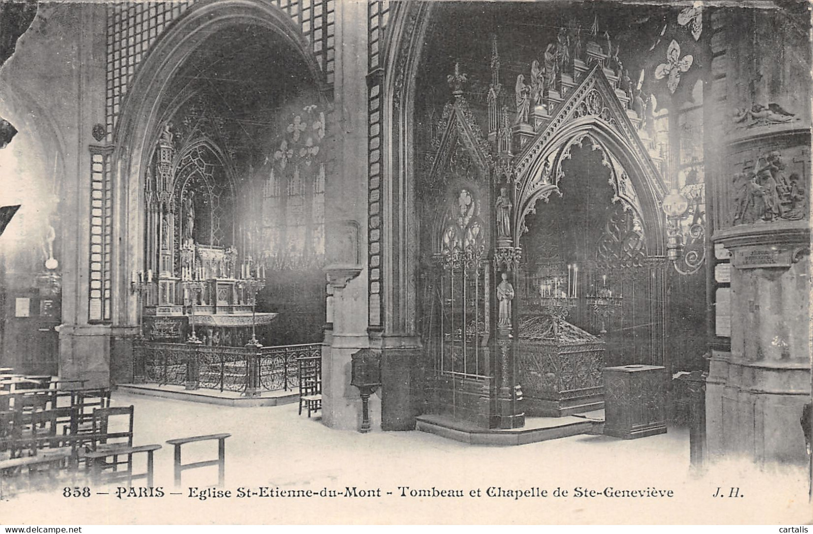 75-PARIS EGLISE SAINT ETIENNE DU MONT-N°4191-H/0325 - Kerken