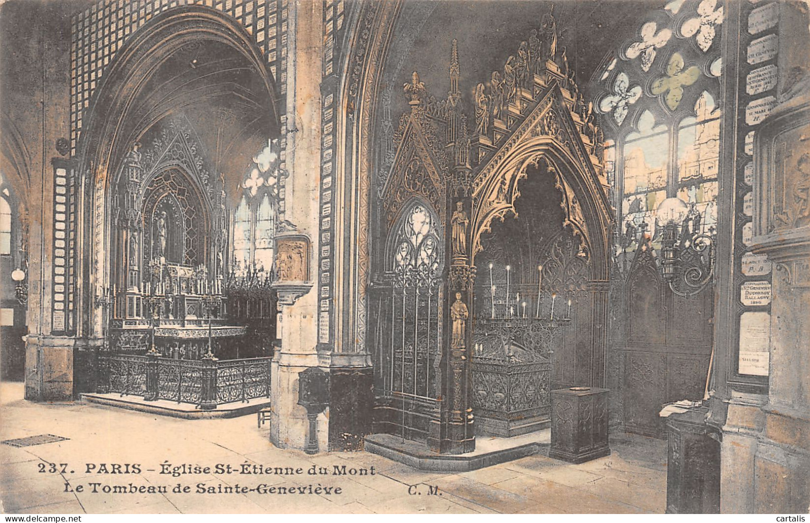 75-PARIS EGLISE SAINT ETIENNE DU MONT-N°4191-H/0327 - Kirchen