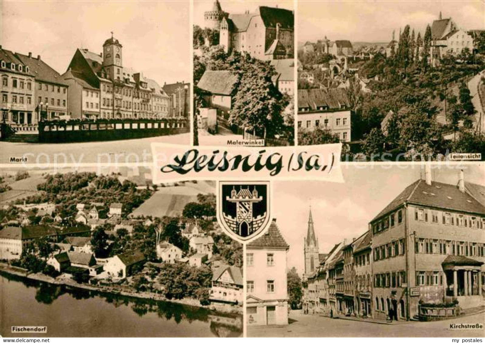 72729555 Leisnig Markt Malerwinkel Teilansicht Kirchstrasse Fischendorf Leisnig - Leisnig