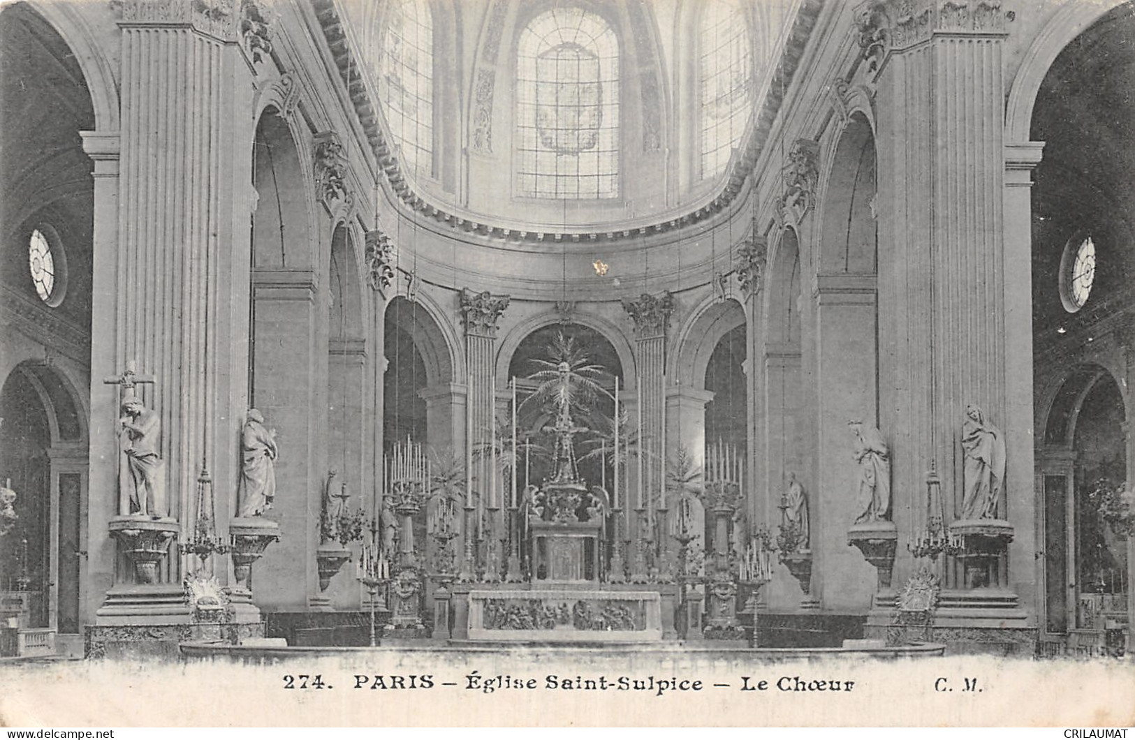 75-PARIS EGLISE SAINT SULPICE-N°5140-B/0355 - Kirchen