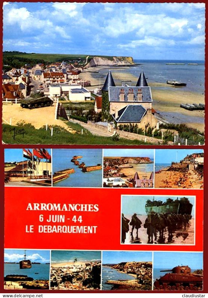 ** ARROMANCHES  En  NORMANDIE  +  2  CARTES ** - Arromanches