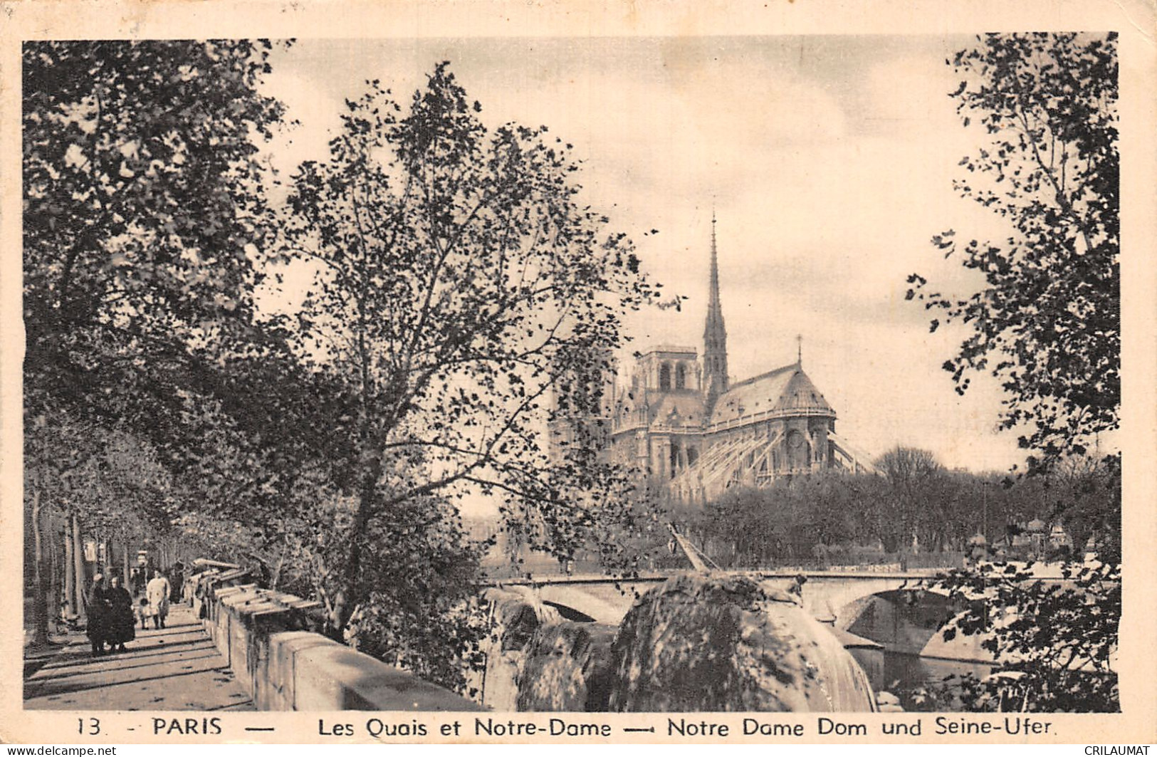 75-PARIS NOTRE DAME-N°5140-B/0105 - Notre Dame Von Paris