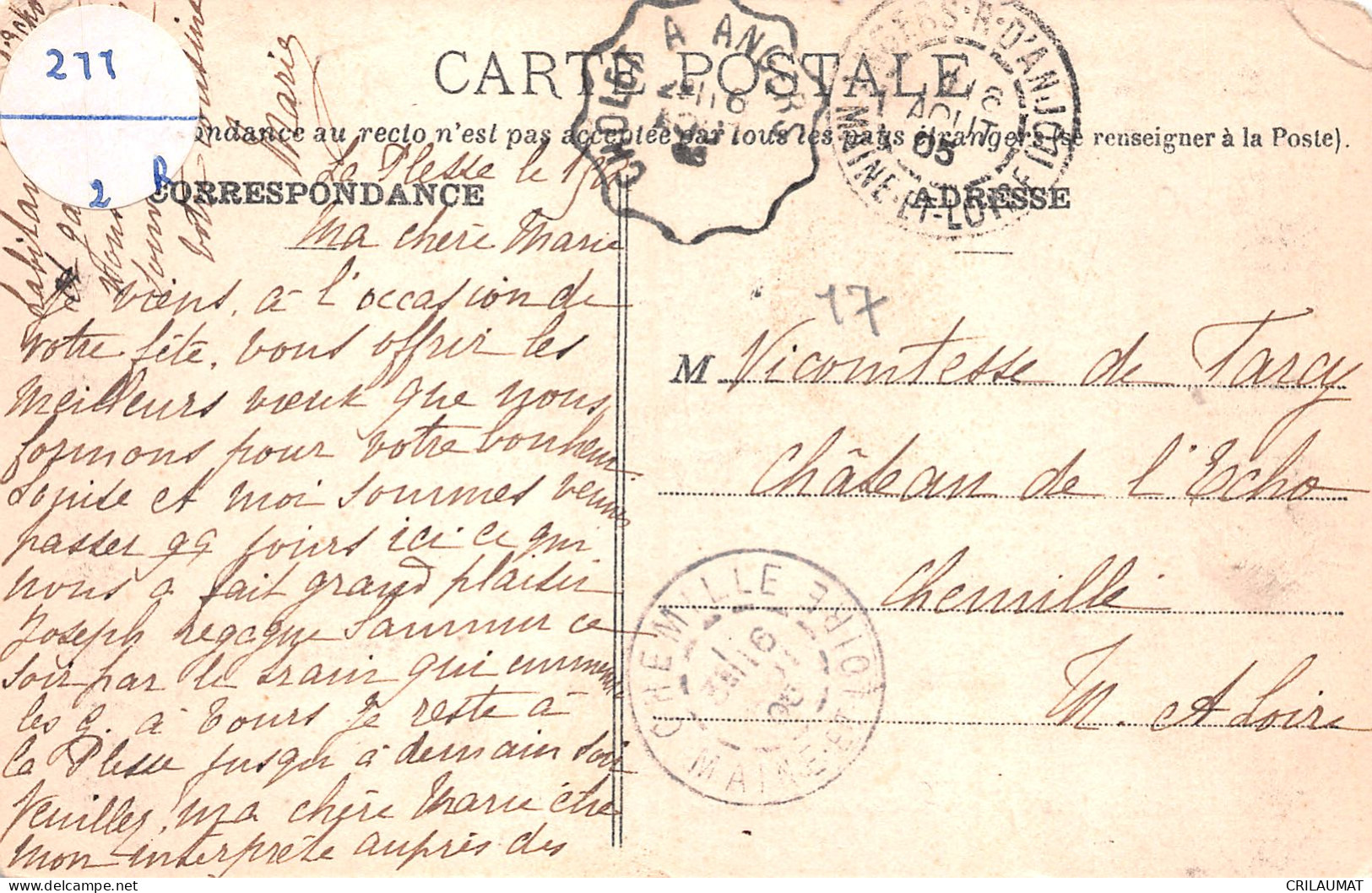 49-AVRILLE-N°5140-B/0095 - Other & Unclassified