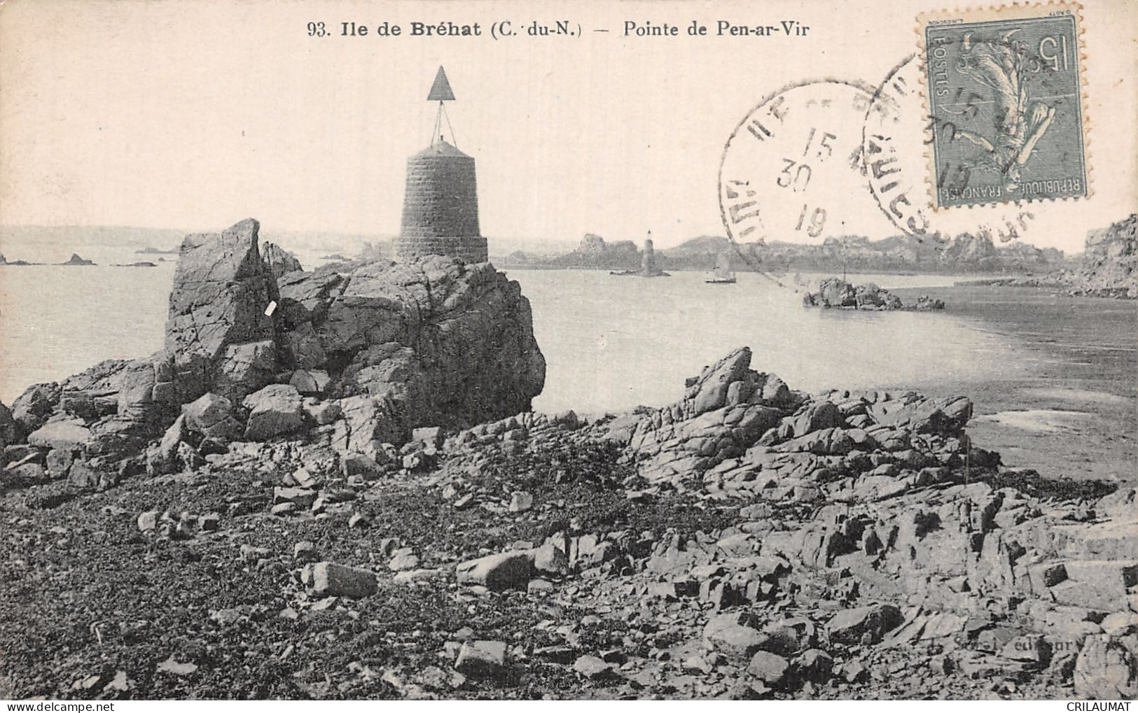 22-ILE DE BREHAT POINTE DE PEN AR VIR-N°5140-A/0357 - Ile De Bréhat