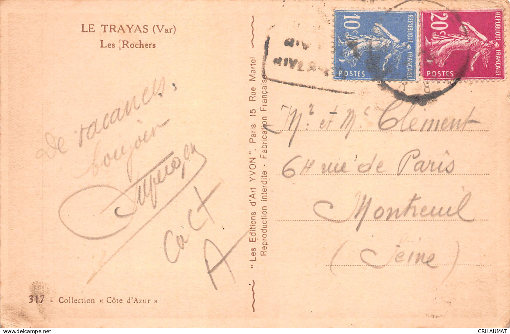 83-LE TRAYAS-N°5140-A/0173 - Other & Unclassified
