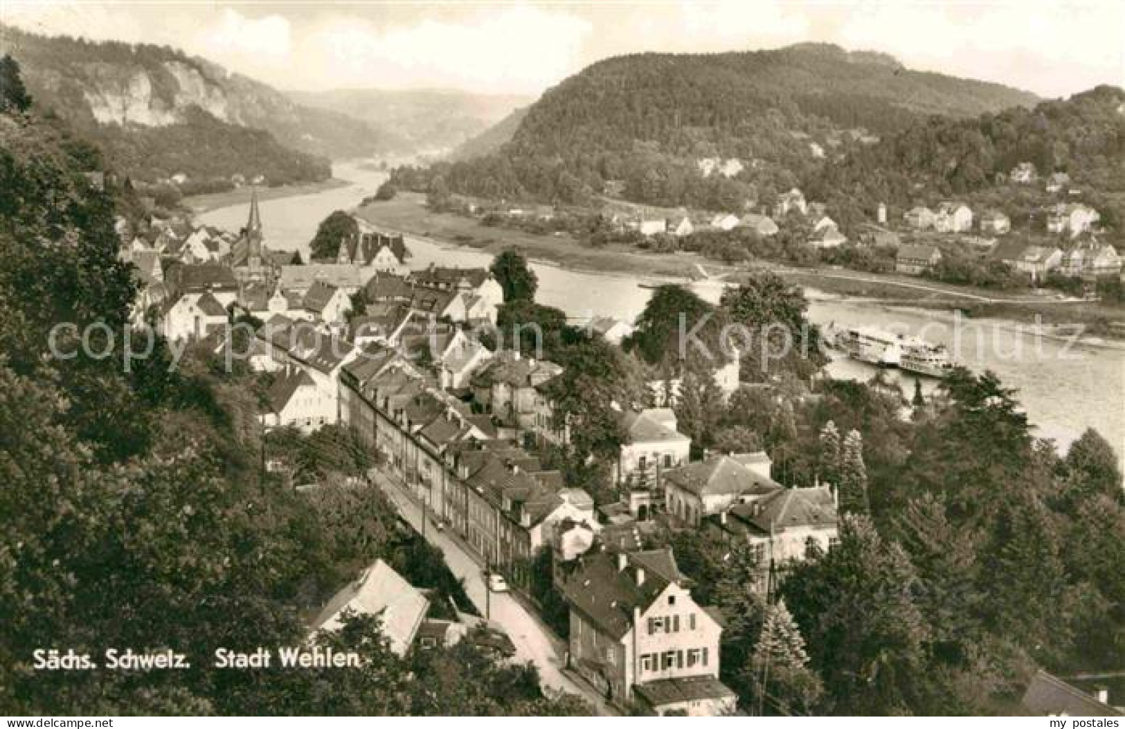 72729454 Wehlen Sachsen Panorama Elbtal Elbsandsteingebirge Wehlen - Autres & Non Classés