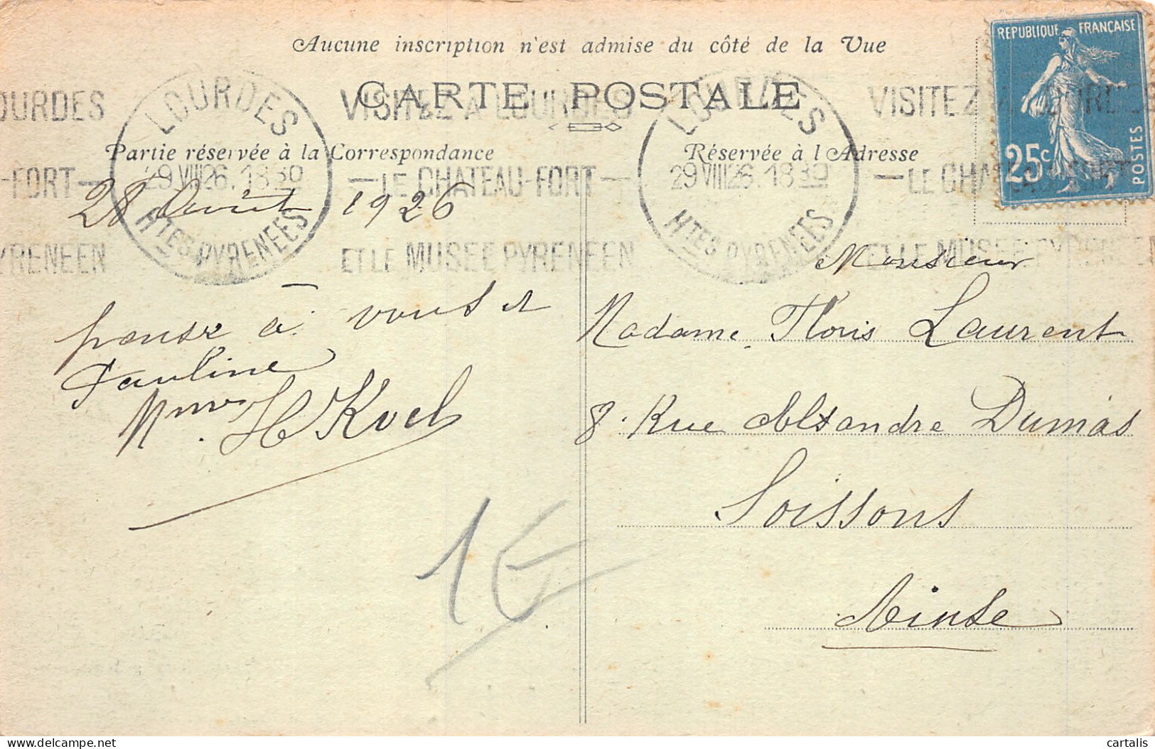 65-LOURDES-N°4192-E/0267 - Lourdes