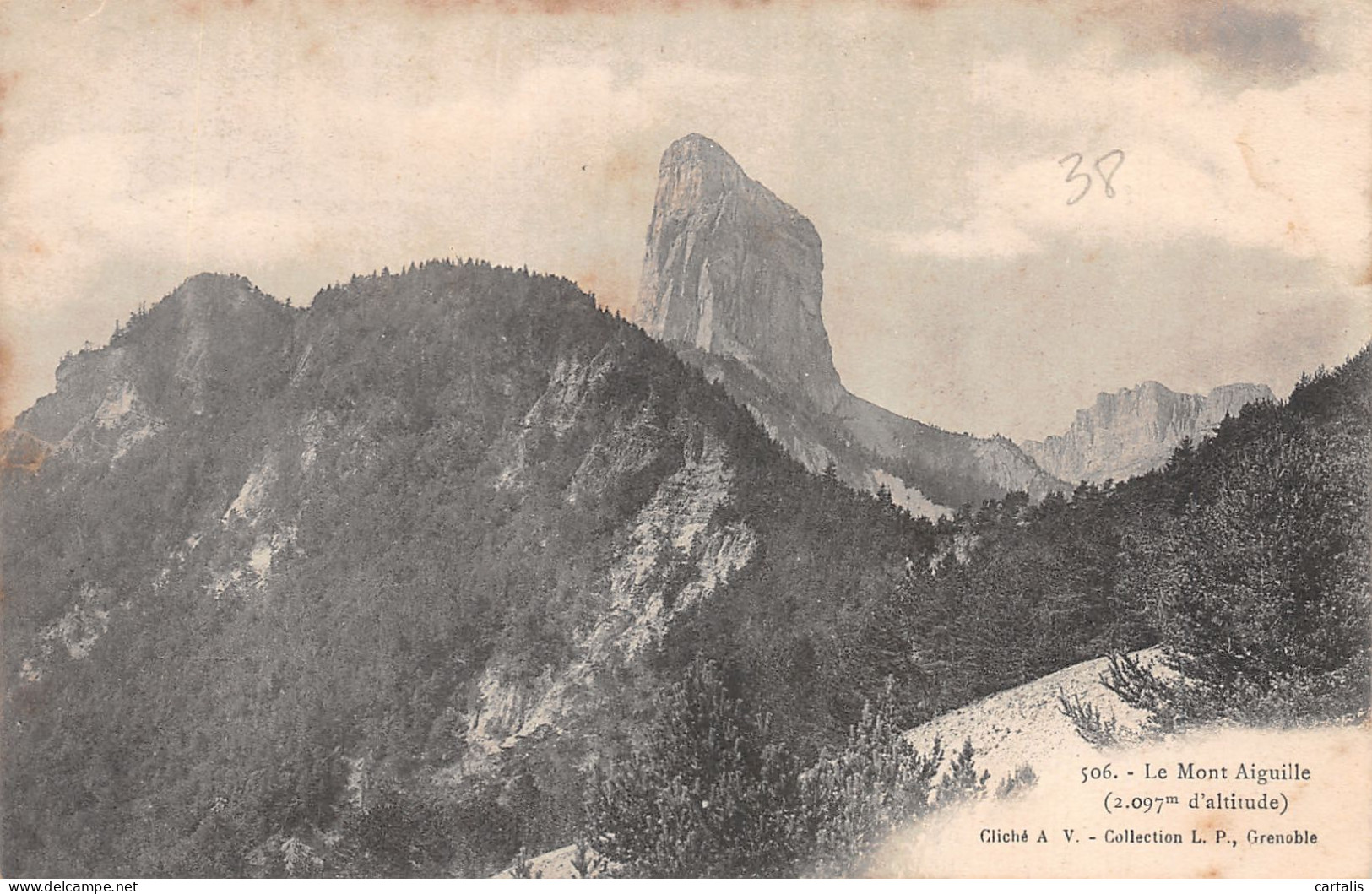 38-LE MONT AIGUILLE-N°4192-E/0081 - Other & Unclassified