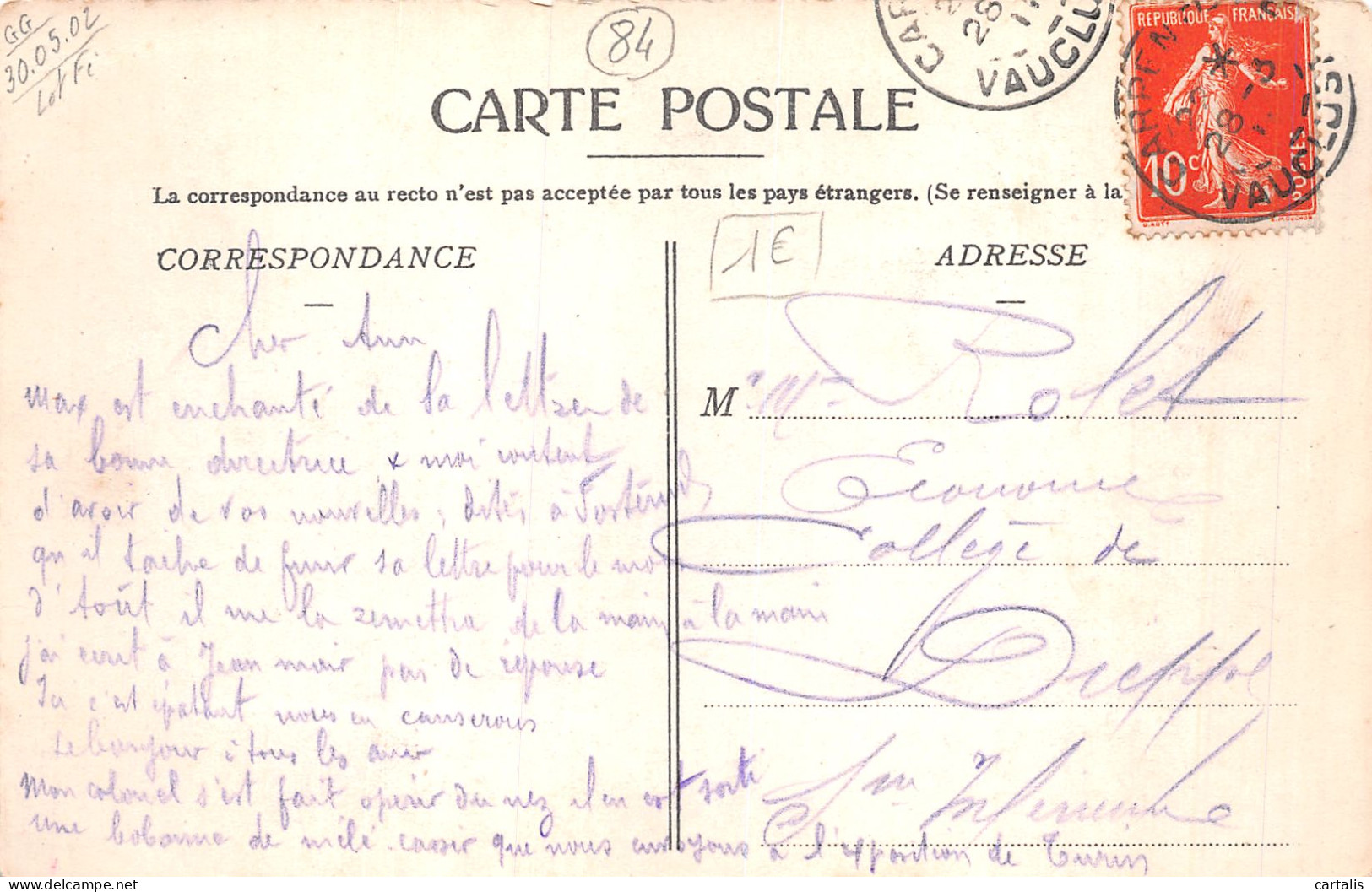 84-CARPENTRAS-N°4192-D/0025 - Carpentras